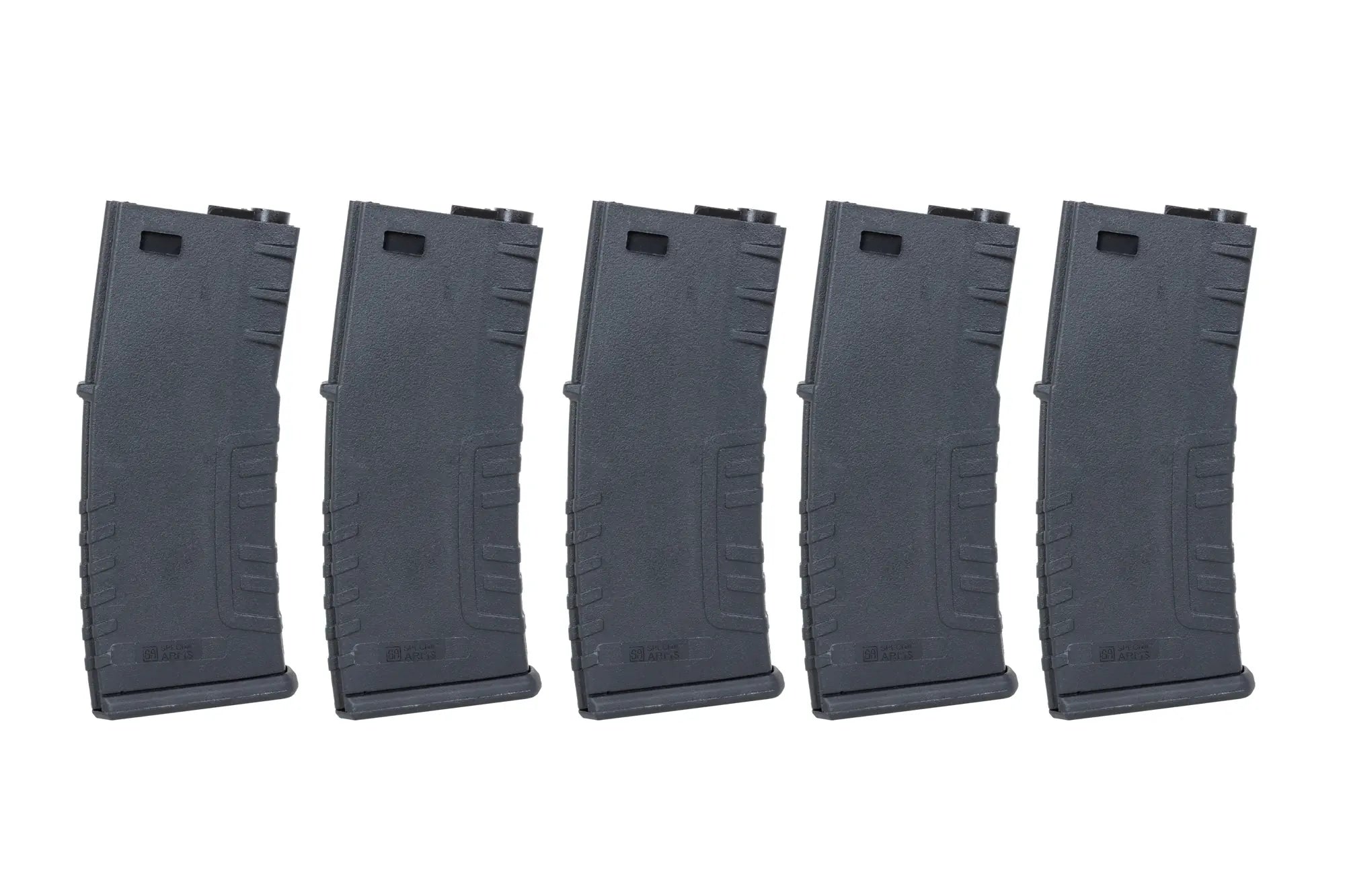 Set of 5 polymer mid-cap magazines 120 rounds