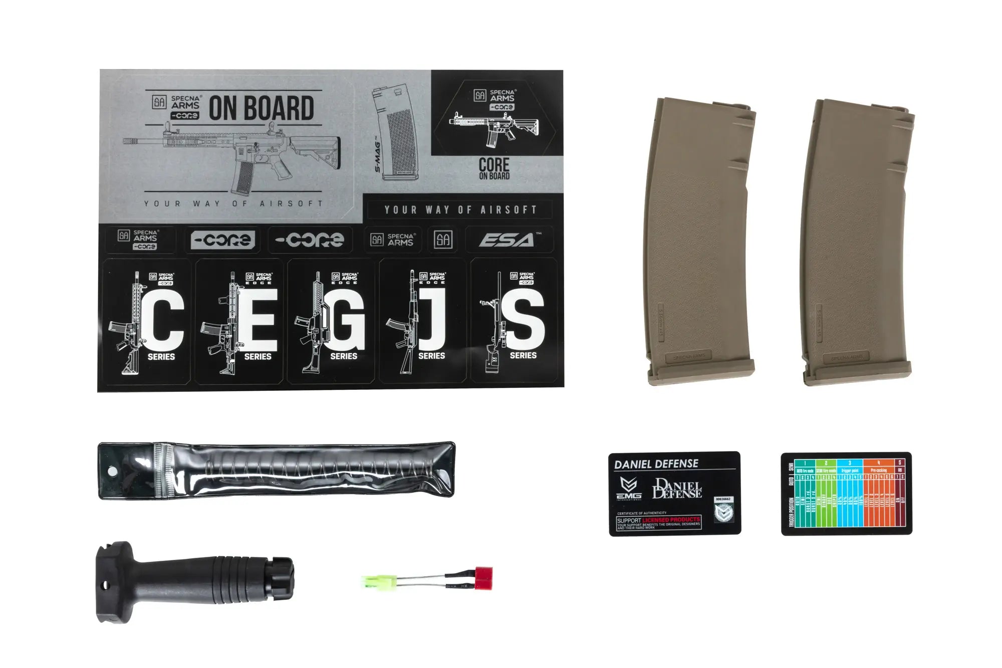 Specna Arms Daniel Defense® MK18 SA-C19 CORE™ HAL ETU™ Gen.2 Chaos Bronze airsoft Carbine-9