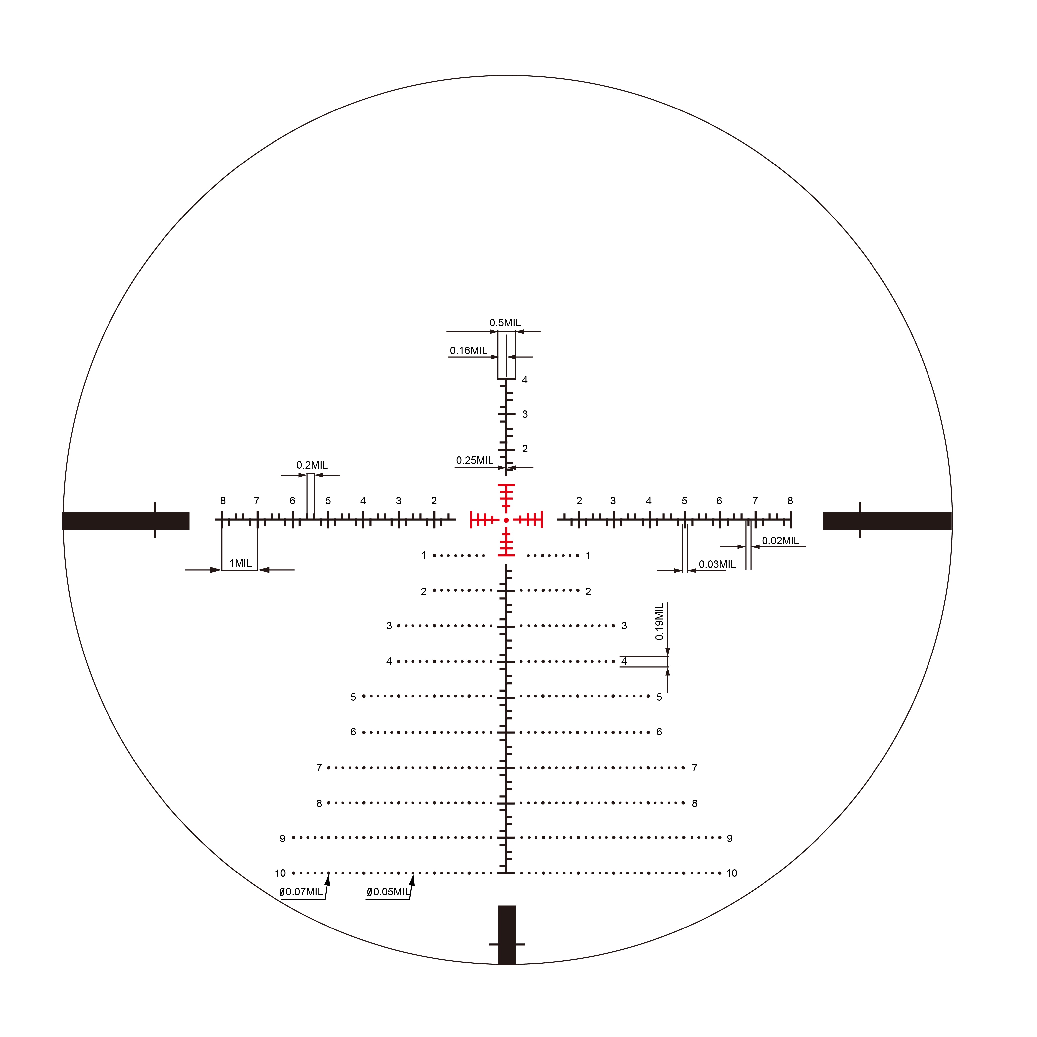 REDWIN Torero 3-18x50 FFP hunting scope-1