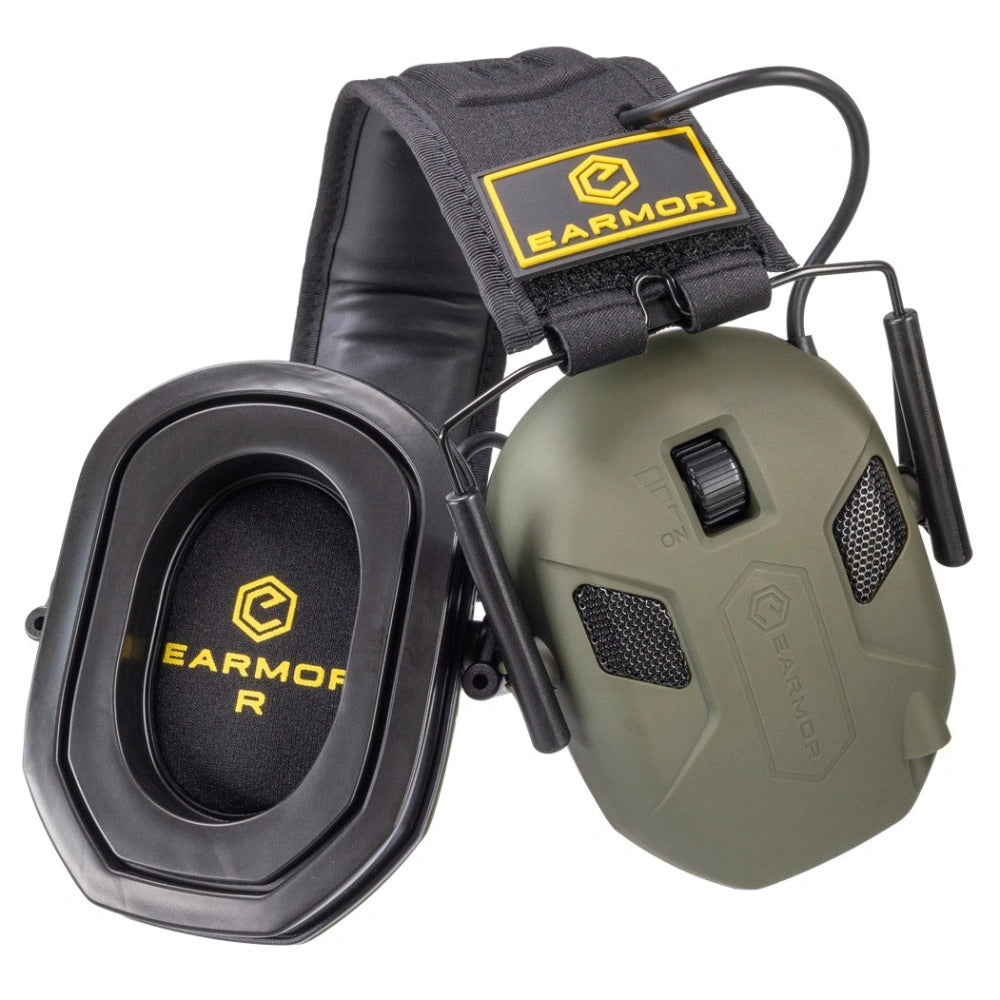 EARMOR M300X Electronic Hearing Protector - Green