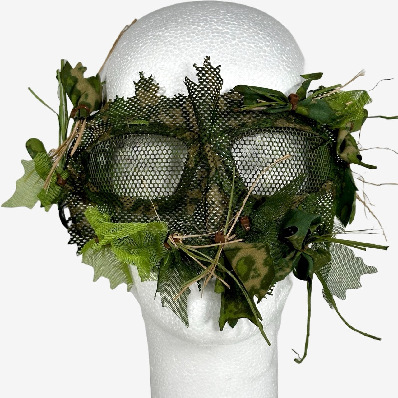 KMCS Camouflage Airsoft Goggle Mesh Mask - Next-Gen Brown
