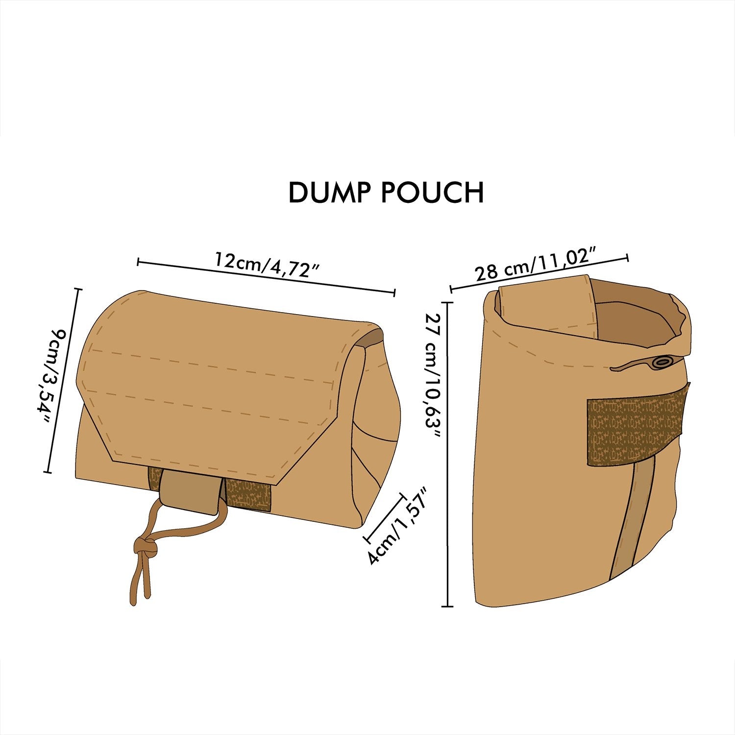 Novritsch Self-Opening Dump Pouch - Everglade