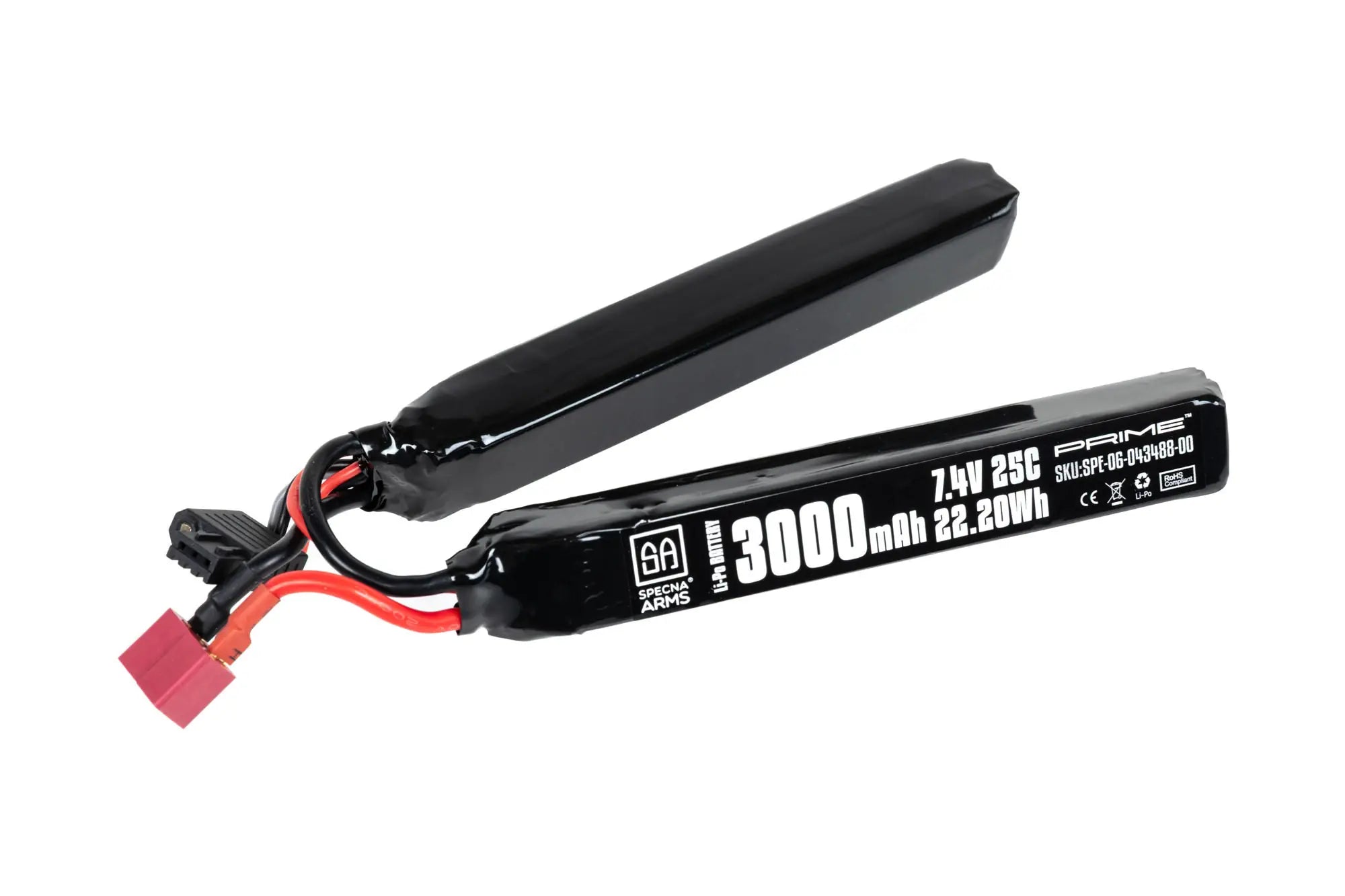 LiPo Battery 3000 mAh 25C 2-module 7.4V T-Deans G-Tech