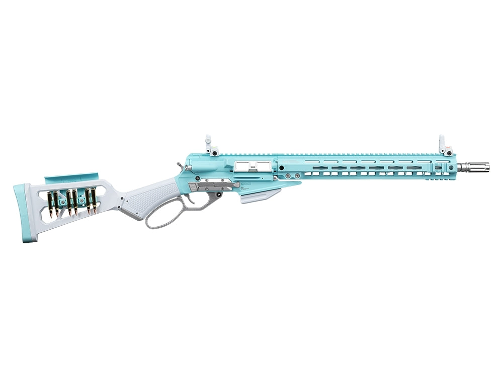 LevAR 15" GNB Airsoft Rifle - Blue / White