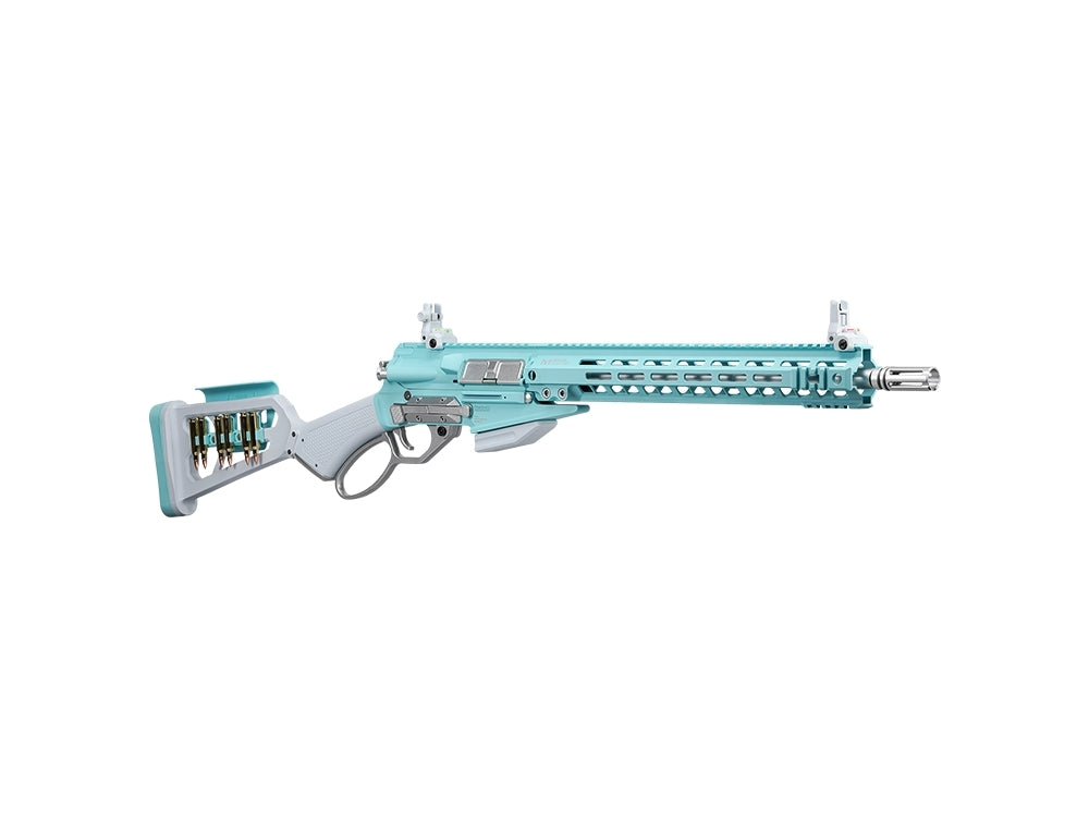 LevAR 15" GNB Airsoft Rifle - Blue / White