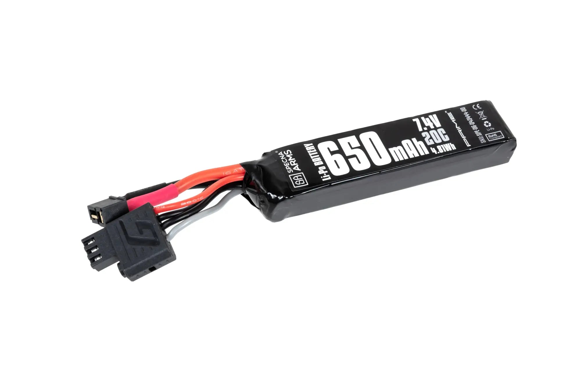 LiPo Battery 650 mAh 20C 7.4V T-Deans mini G-Tech