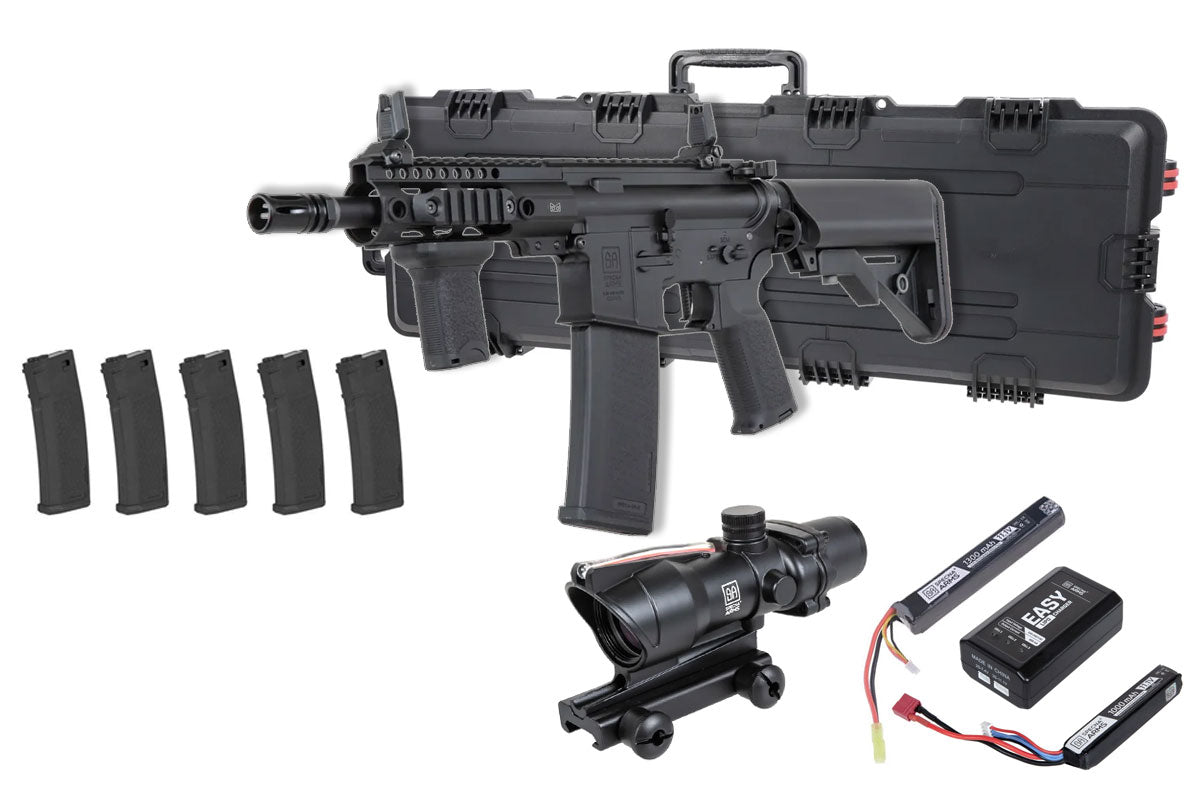 Specna Arms SA-P21 Prime Premium Airsoft Bundle - Rifle, Optic, Batteries, Magazines and Case