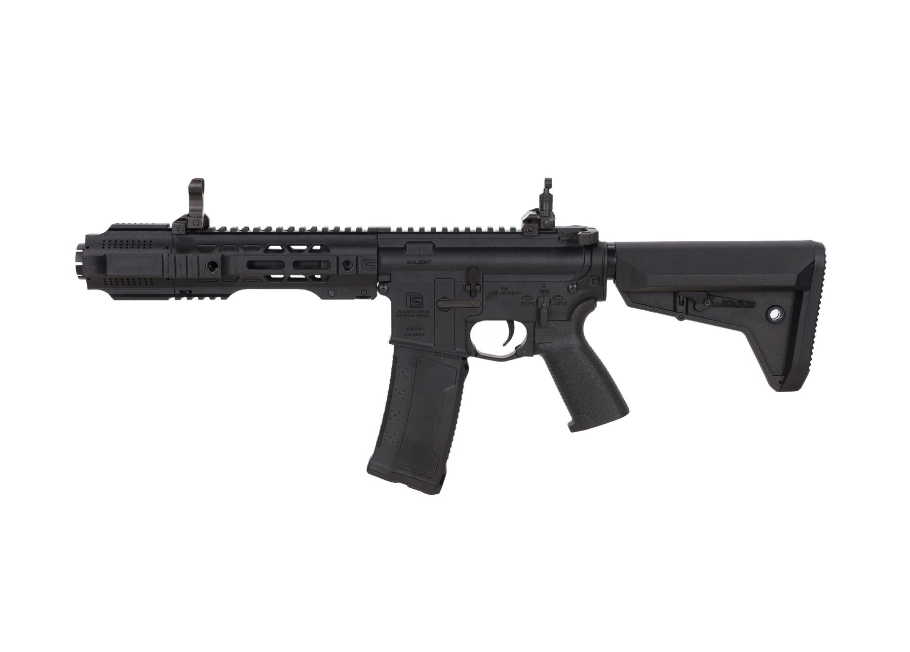 Salient Arms International x EMG M4/AR15 GRY 6.5" CYMA Platinum AEG Assault Rifle - Black-13