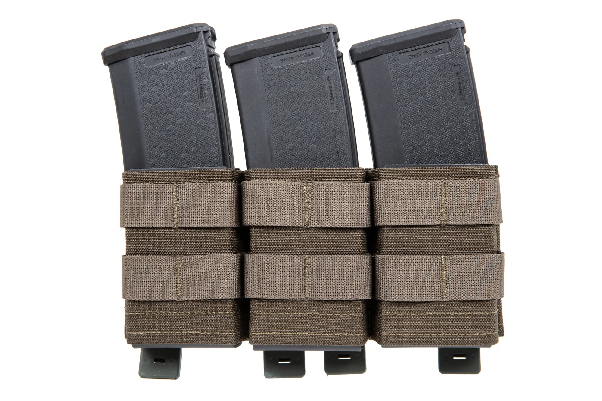 triple rifle magazine pouch Ranger Green