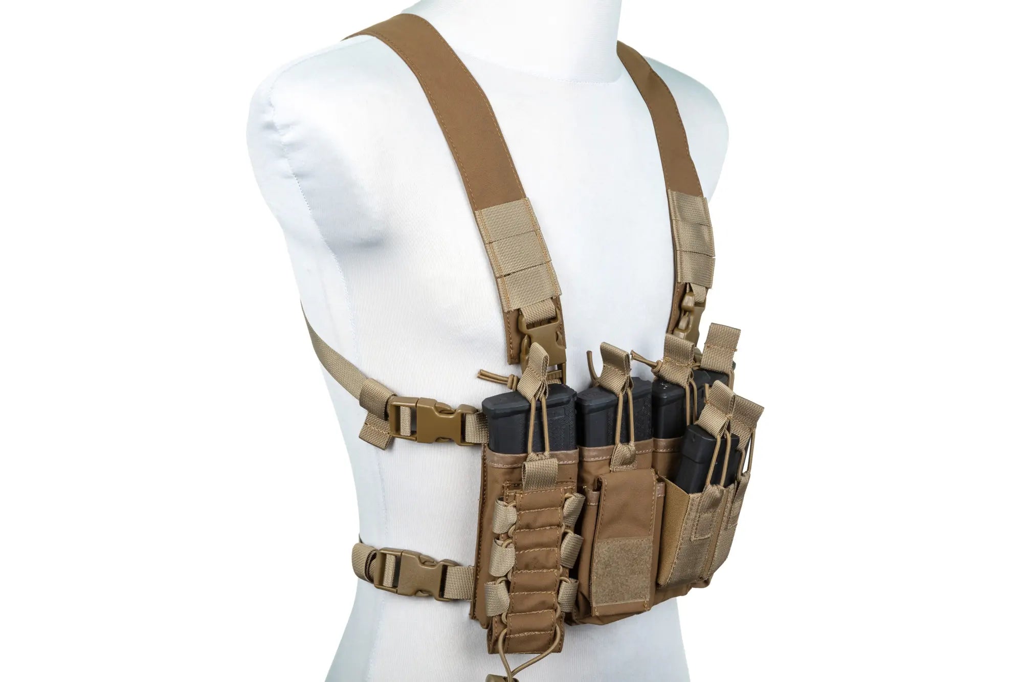 Tactical Adaptive Chest Rig Vest - Tan