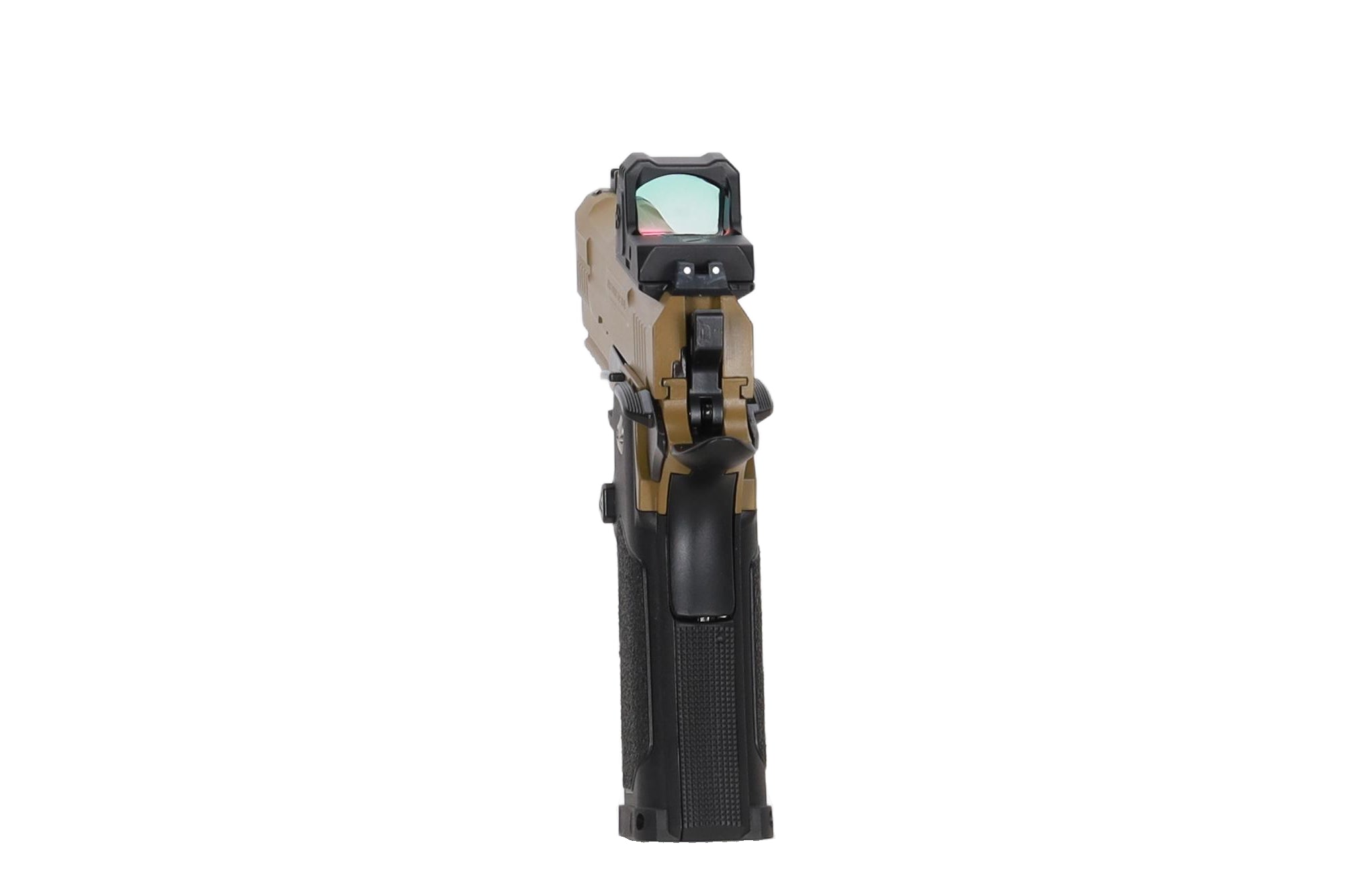 Vanguard 4.3" Hi-Capa GBB + red dot sight Half-Tan
