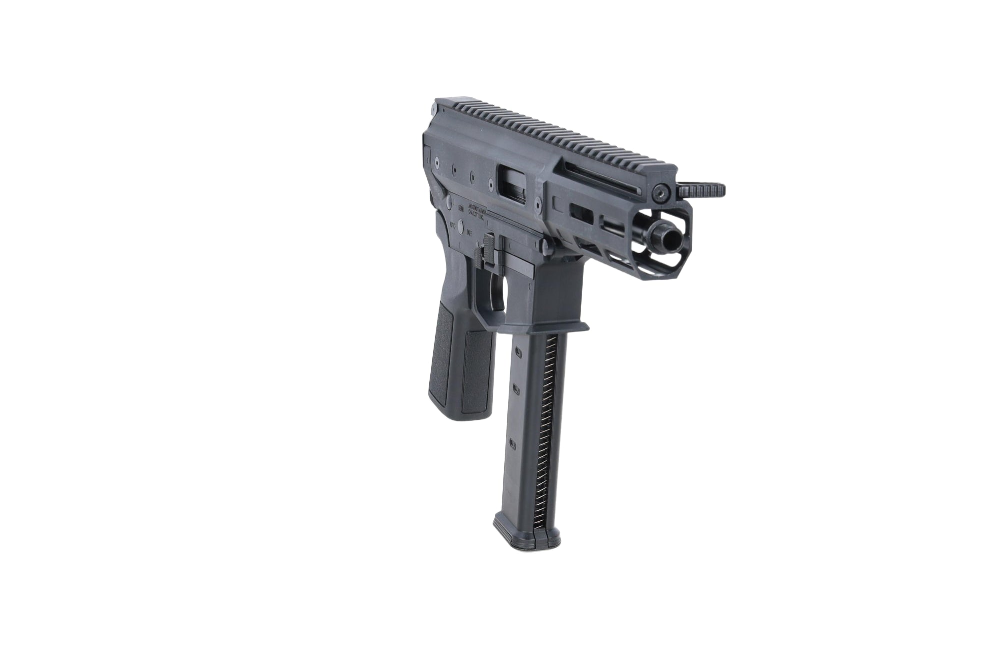 Lambda Defence x Angstadt Arms airsoft machine pistol MDP-9 Black-8