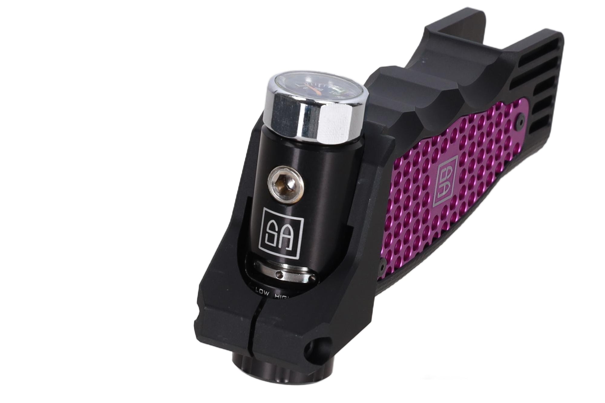 Specna Arms x Mancraft MSG Speedsoft Grip pistol grip with MMR regulator Violet-4