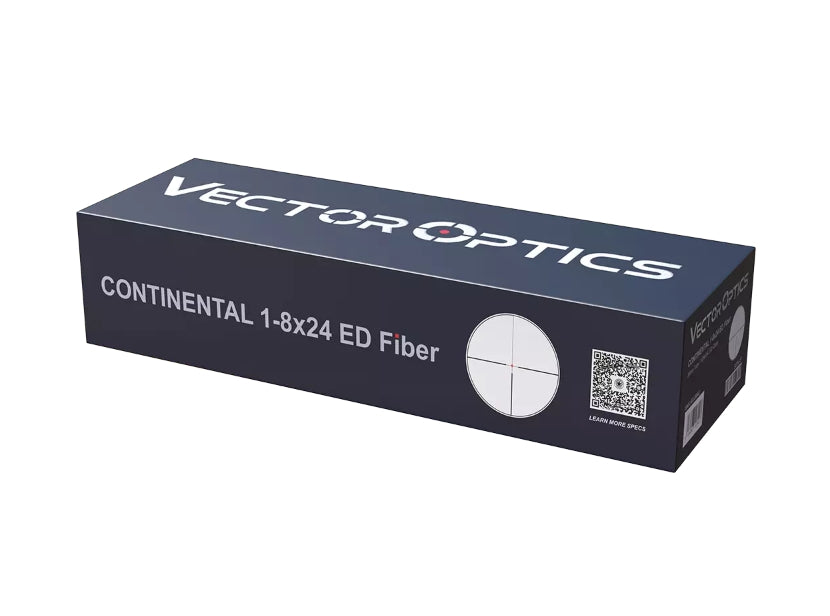 VO LPVO Riflescope CONTINENTAL X8 1–8×24 ED Fiber SFP with X-ACCU Mount – Black