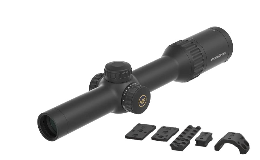VO LPVO Riflescope CONTINENTAL X8 1–8×24 ED Fiber SFP with X-ACCU Mount – Black