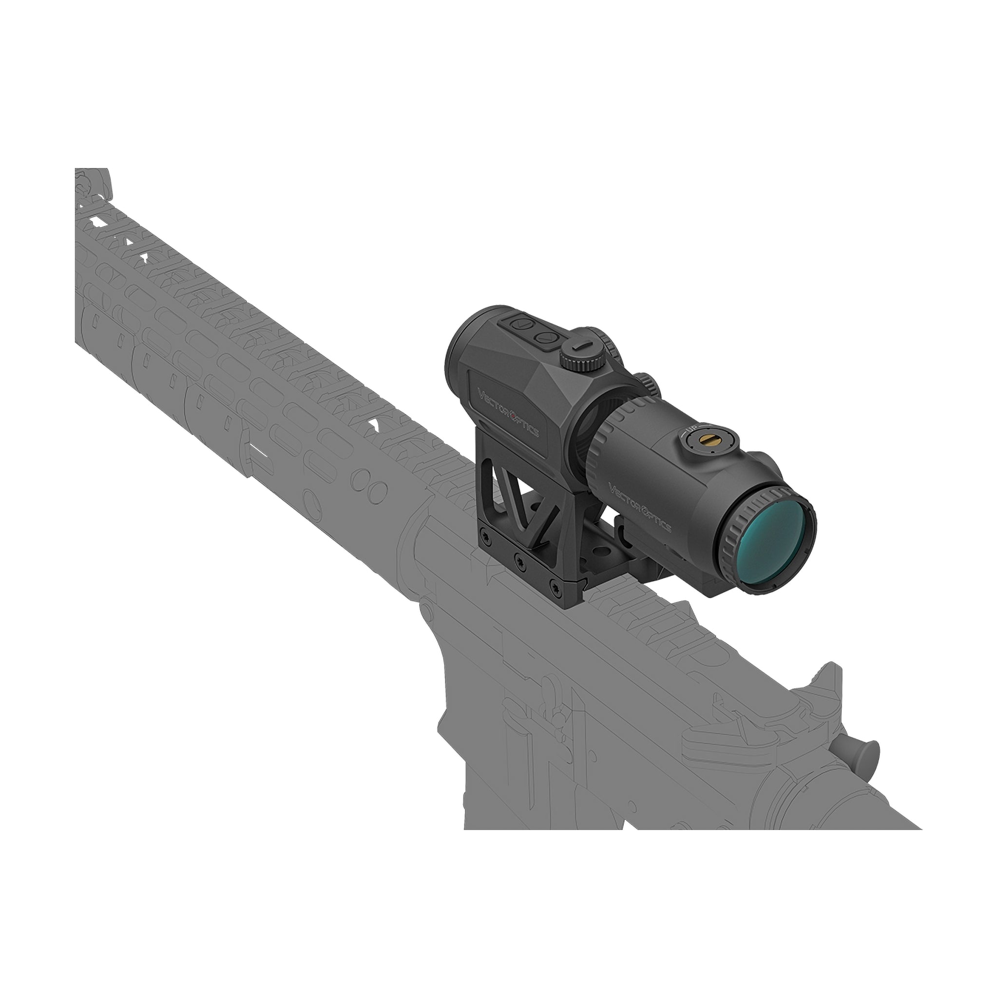 VO Set SCRAPPER 1×25 Red Dot and PARAGON 3× Magnifier with FTS Mount