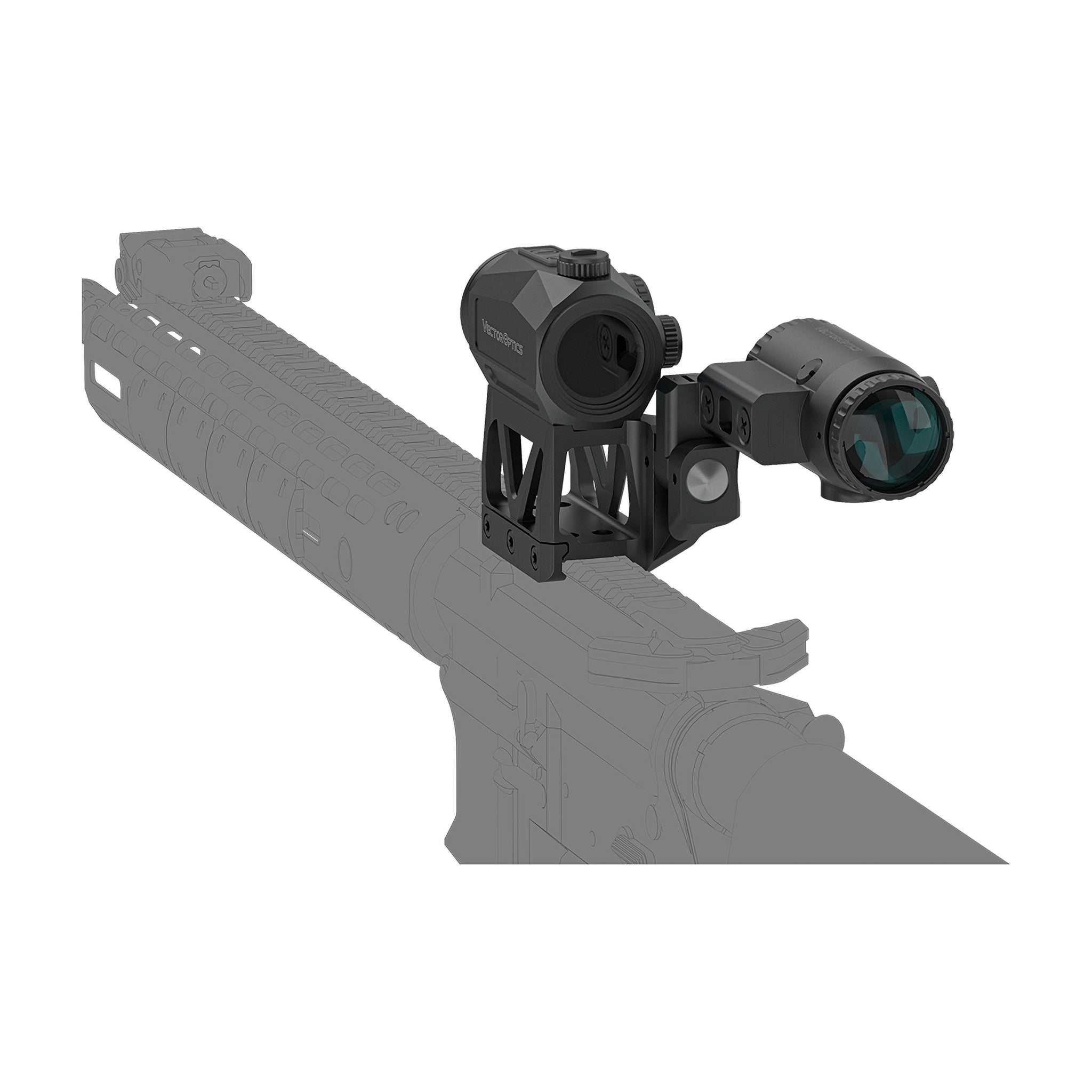 VO Set SCRAPPER 1×25 Red Dot and PARAGON 3× Magnifier with FTS Mount