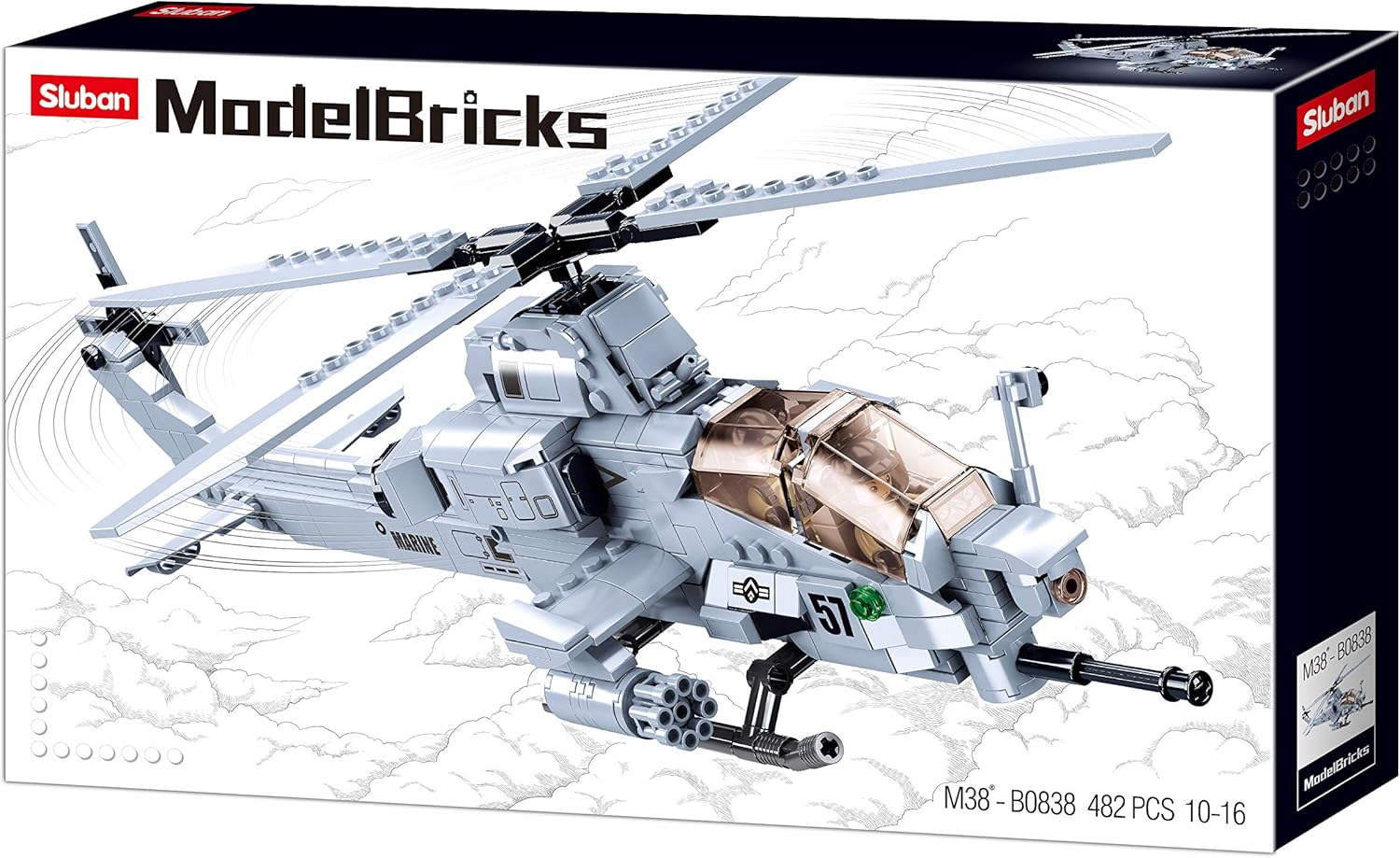 AH-64 Apache Helicopter - B0838