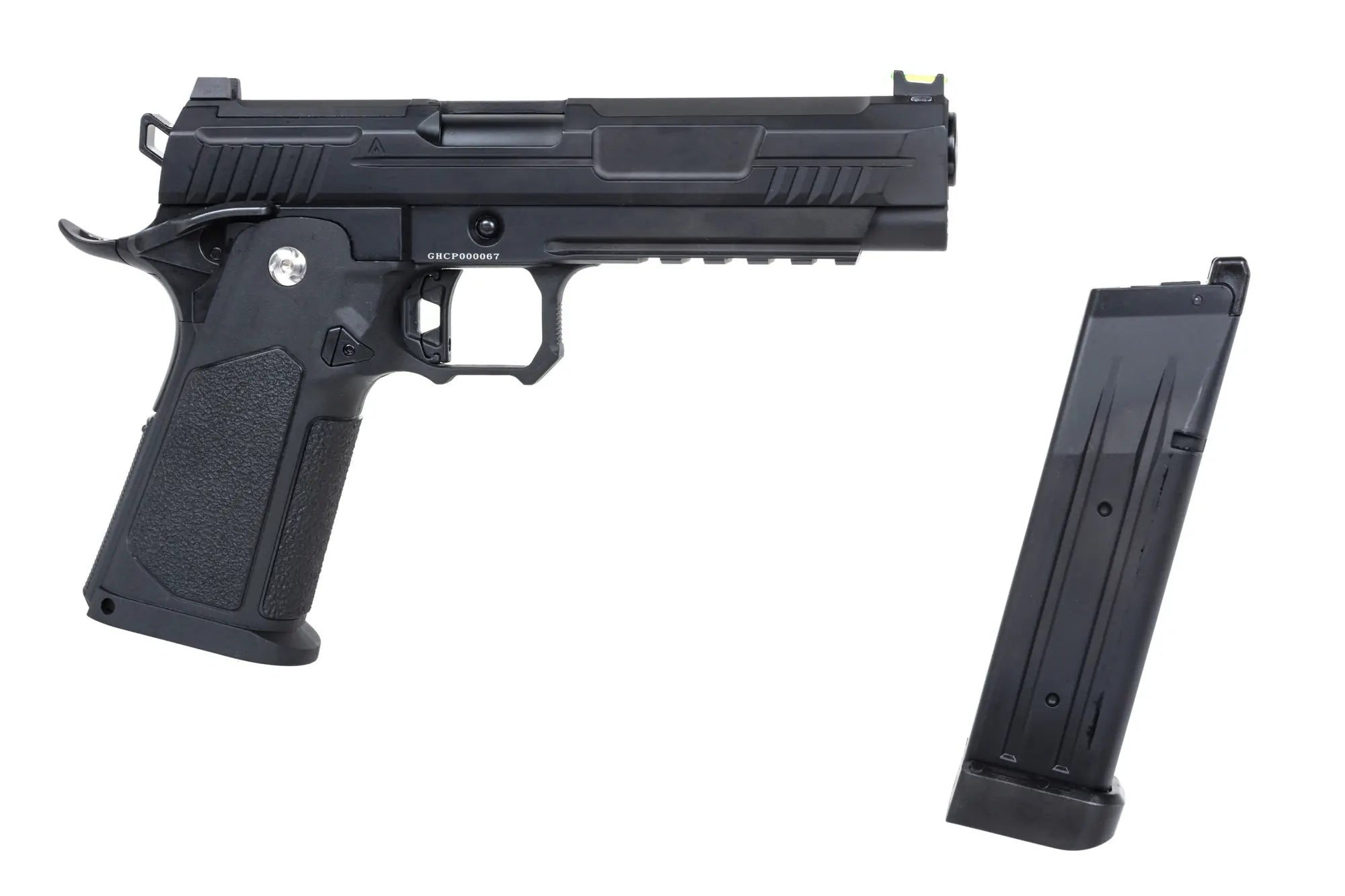 Arcturus Vanguard 5" Hi-Capa GBB Optics Ready airsoft Pistol Black-7