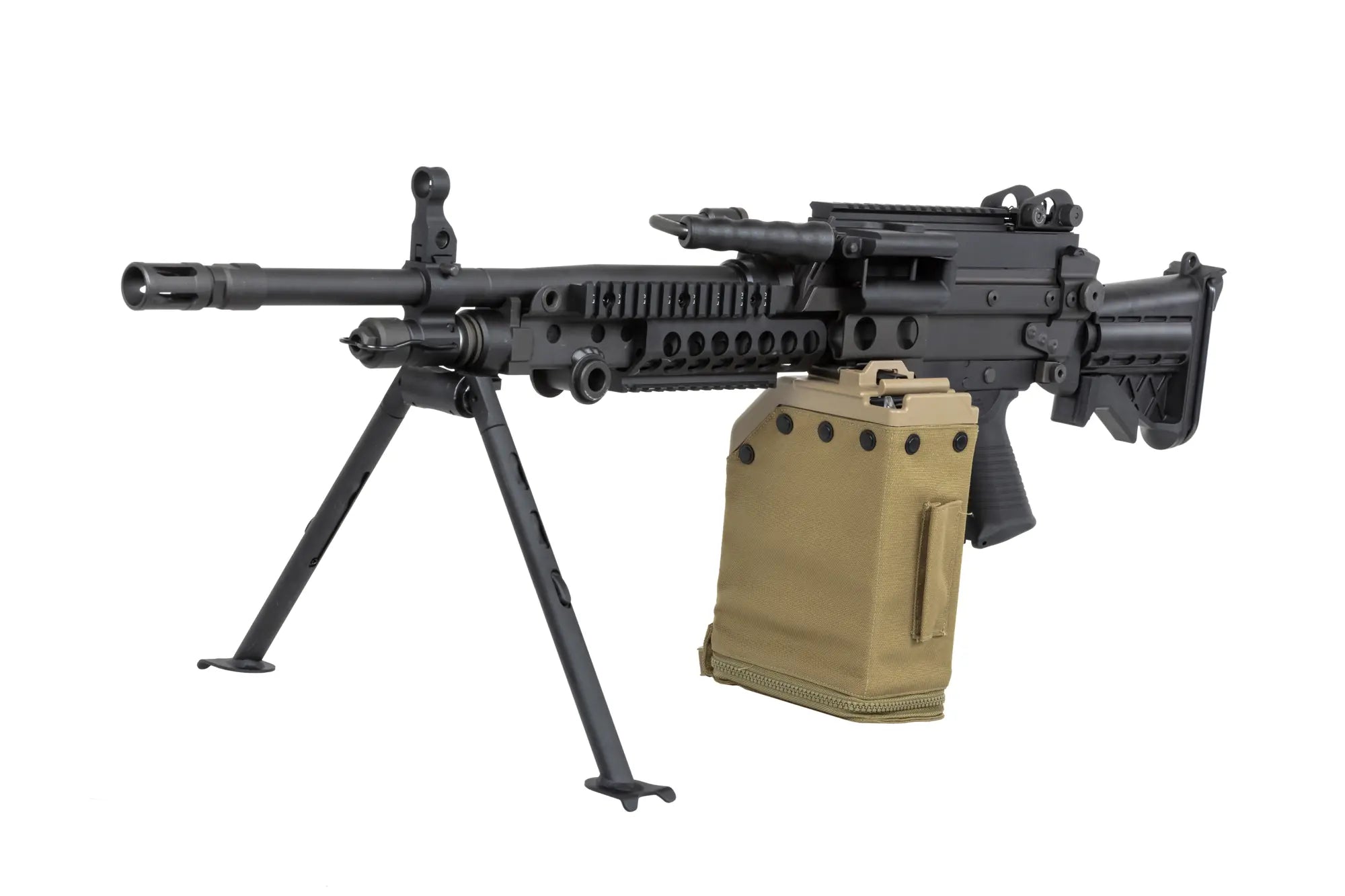 airsoft Vega Force Company MK48 MOD1 Tactical Machine Gun Black-7