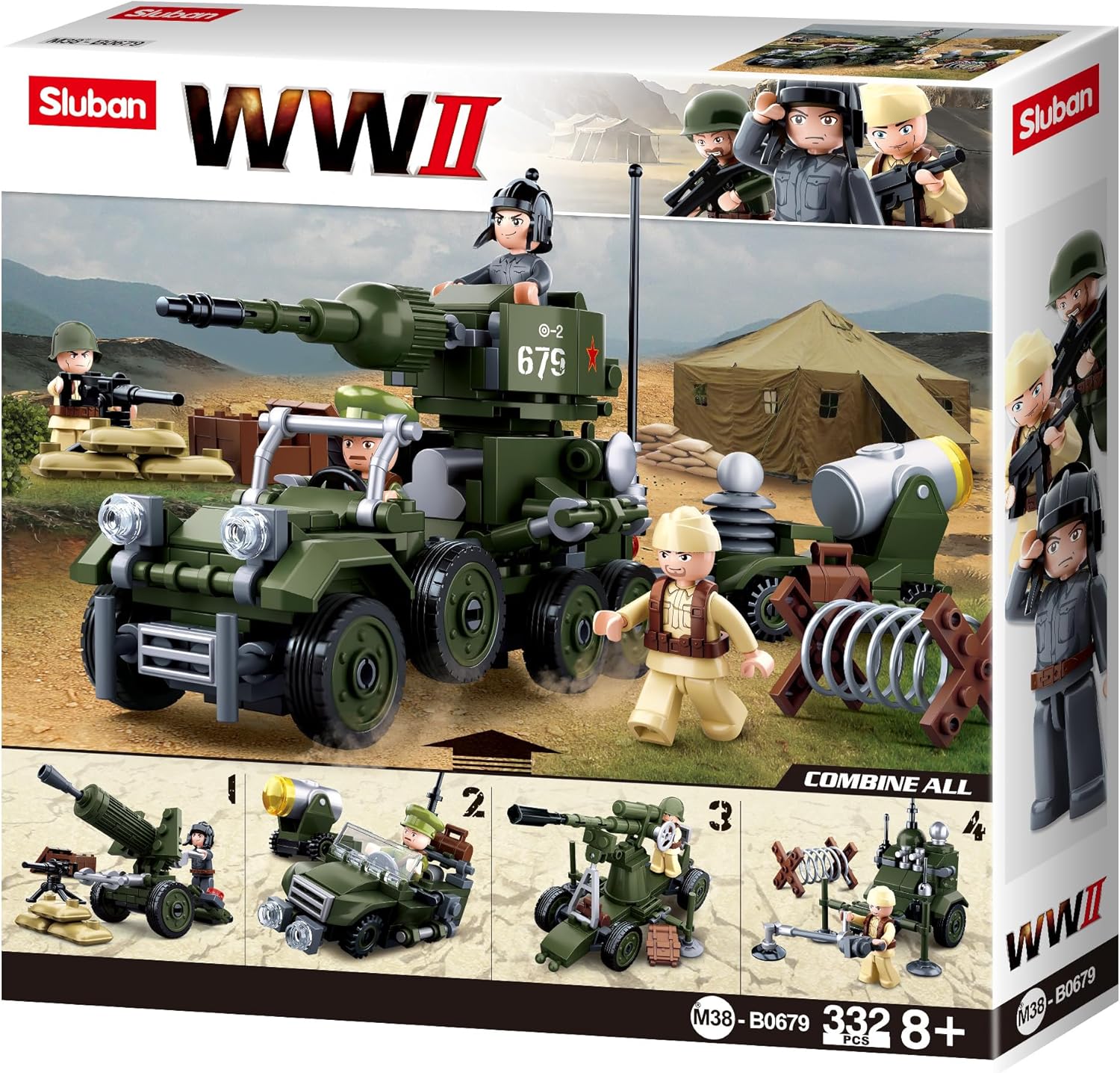 WWII 4 in 1 Set - B0679