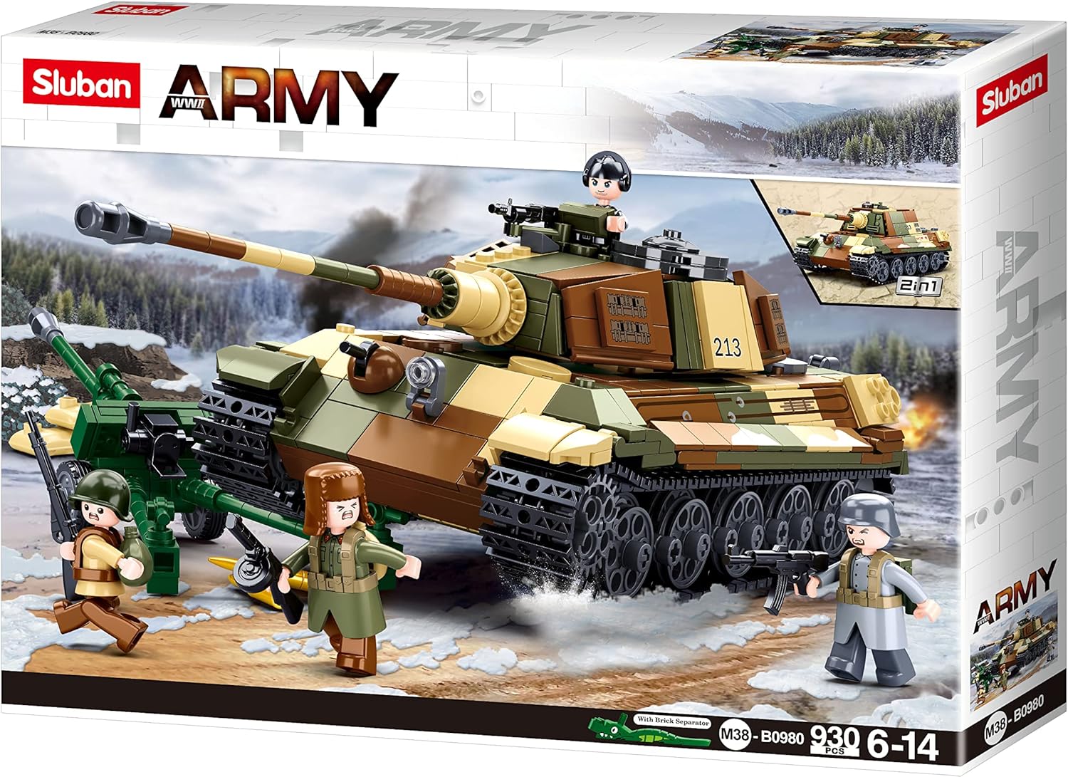 WWII German King Tiger / Jagdtiger - B0980