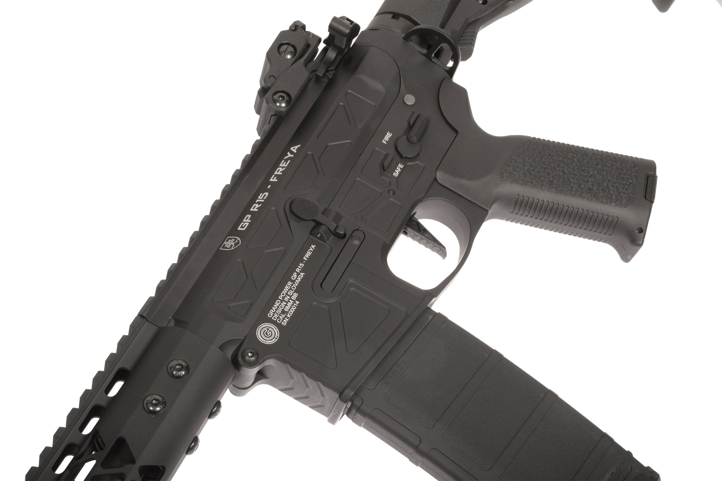 Delta Armory GP FREYA R15 Skeleton M-LOK 13" Gen2 – Black