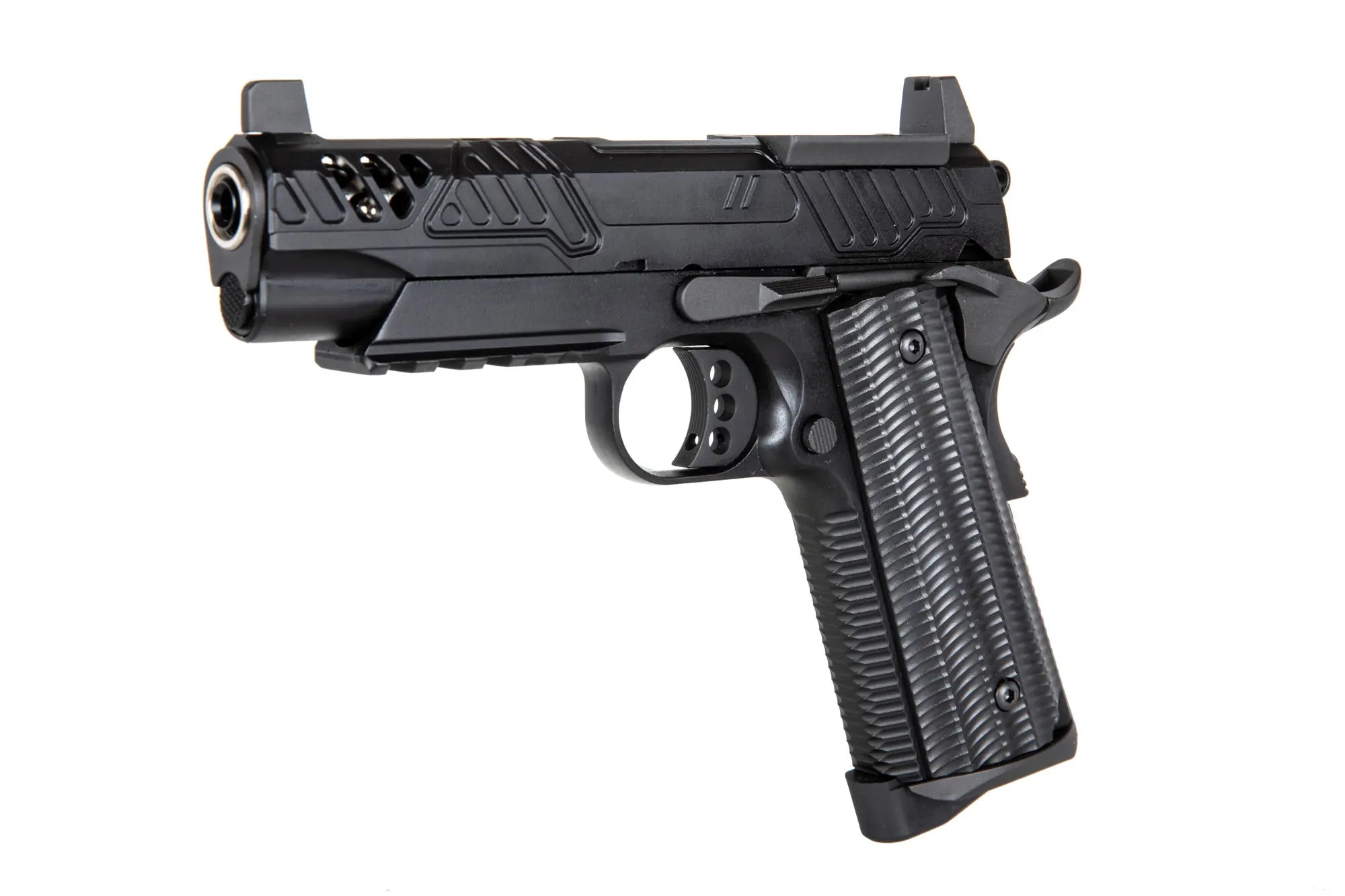 ASG PTS ZEV ED-Brown 1911 pistol (Standard Version) Black-5