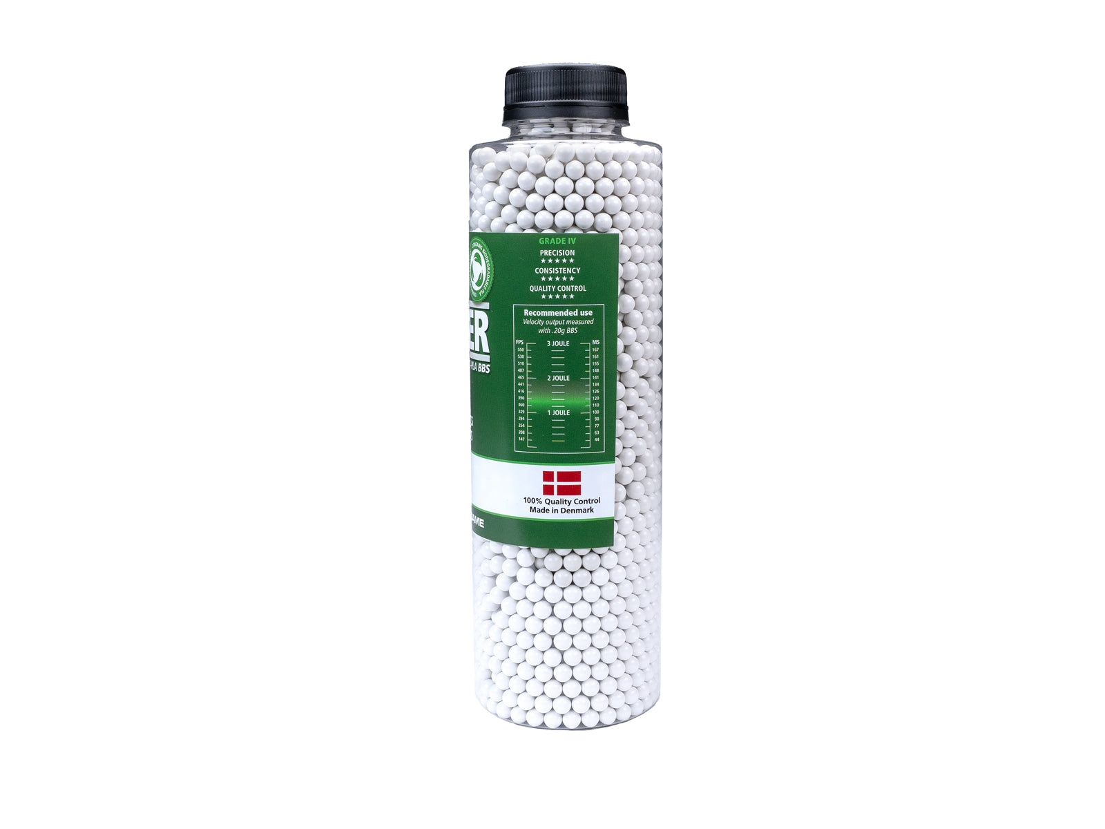 ASG BIO BBs ALPHA Blaster PLA 0.25g, 3300 BBs – White