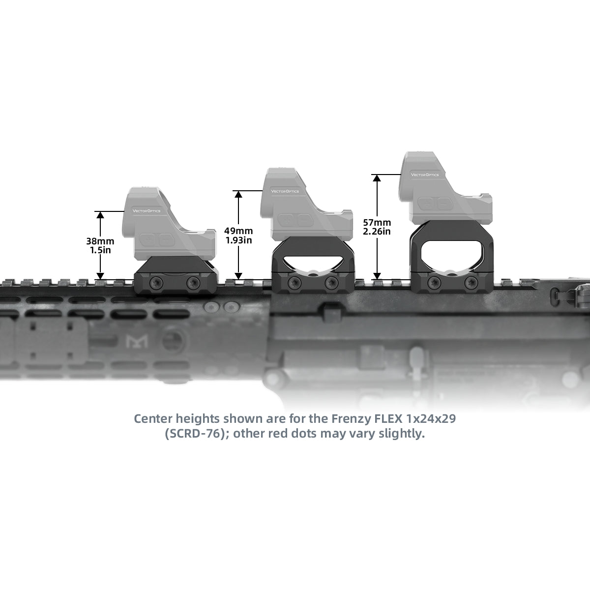 VAS Universal RIS Adapter 1.93" (49 mm, Medium)