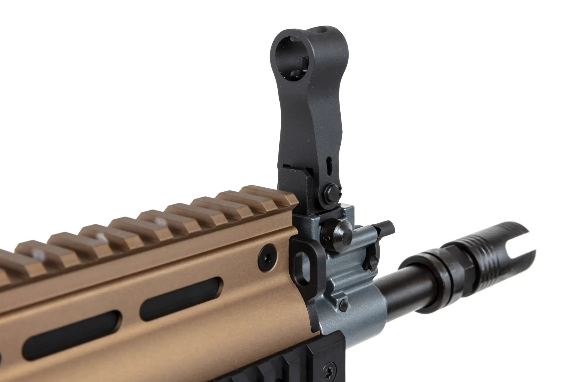 Cybergun x FN HERSTAL SCAR-H CQC Tan airsoft Assault Carbine-5