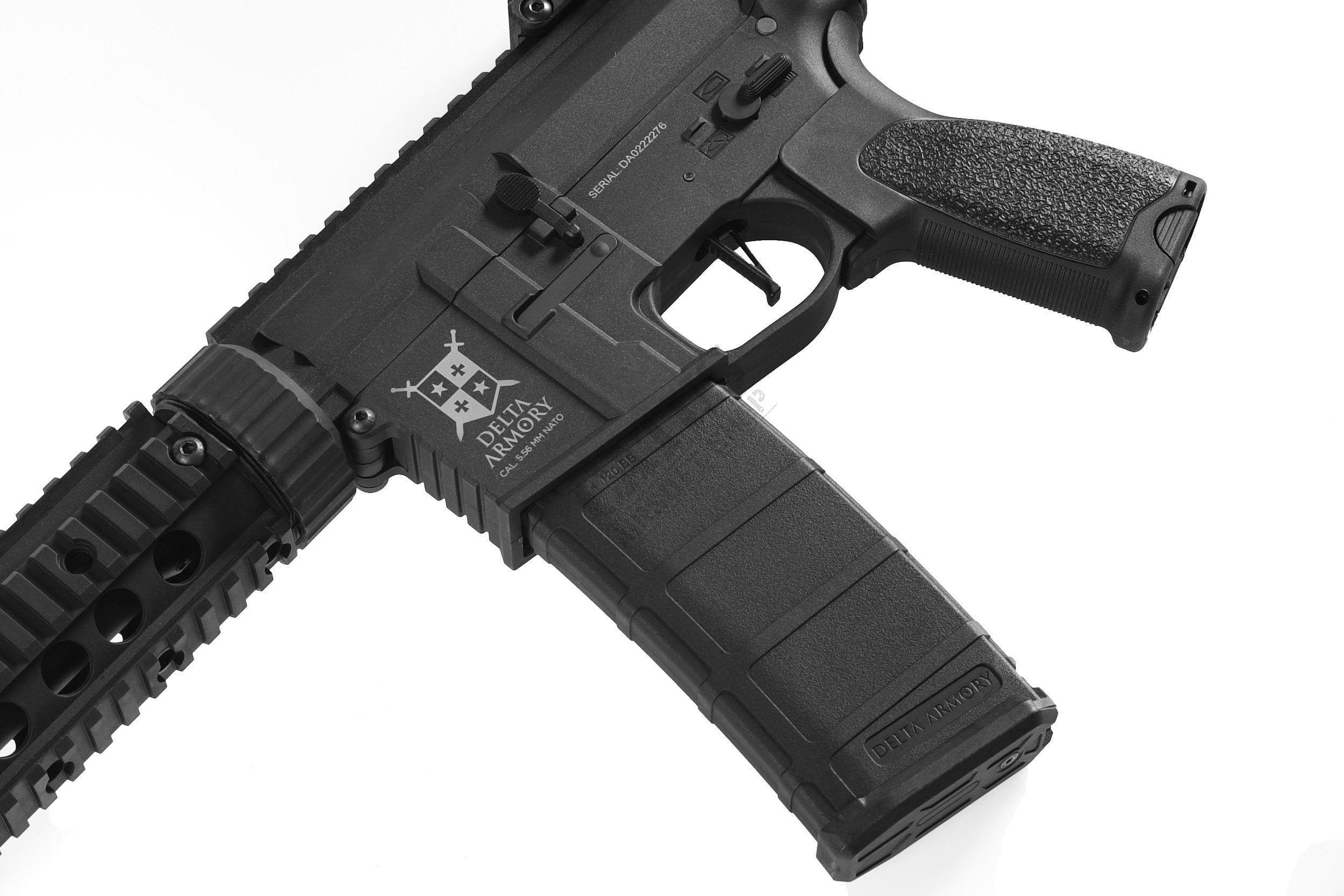 Delta Armory M4 / AR15 SilentOps RIS 7" CHARLIE – Black