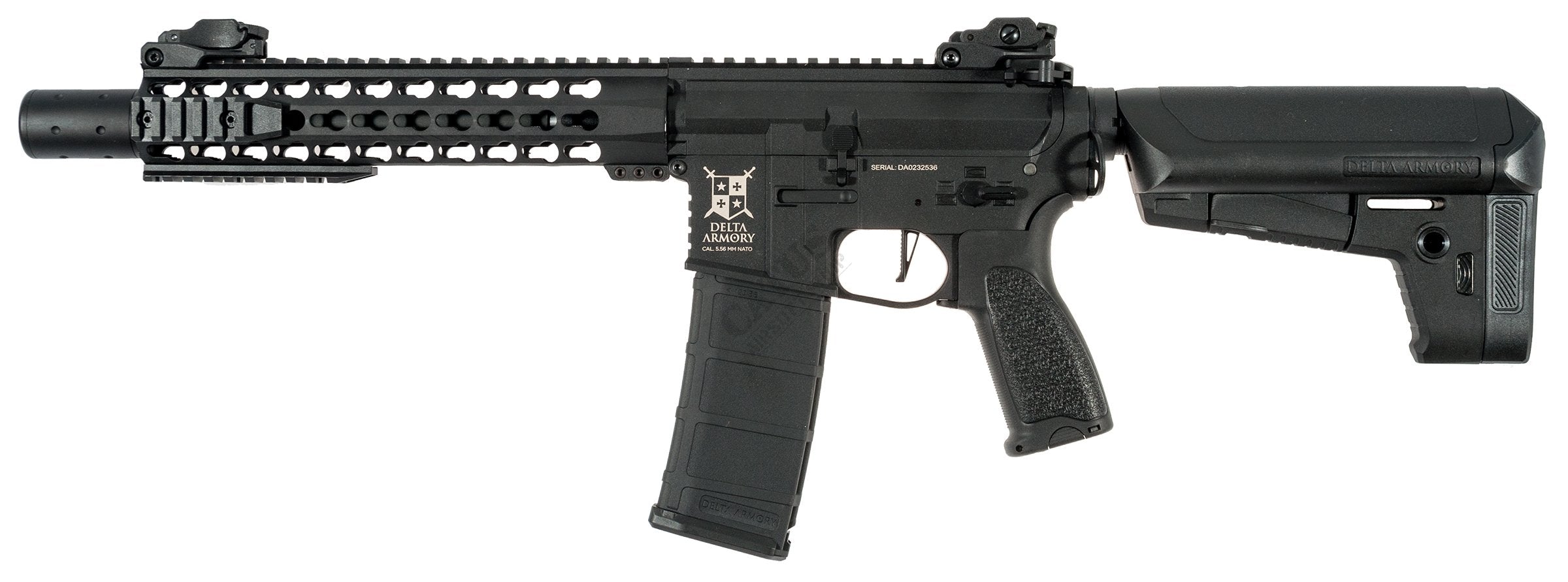Delta Armory M4 / AR15 KeyMod 10" PREDATOR CHARLIE – Black