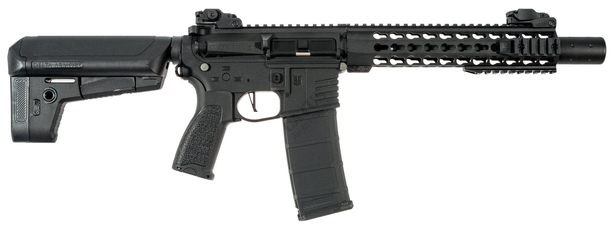 Delta Armory M4 / AR15 KeyMod 10" PREDATOR CHARLIE – Black