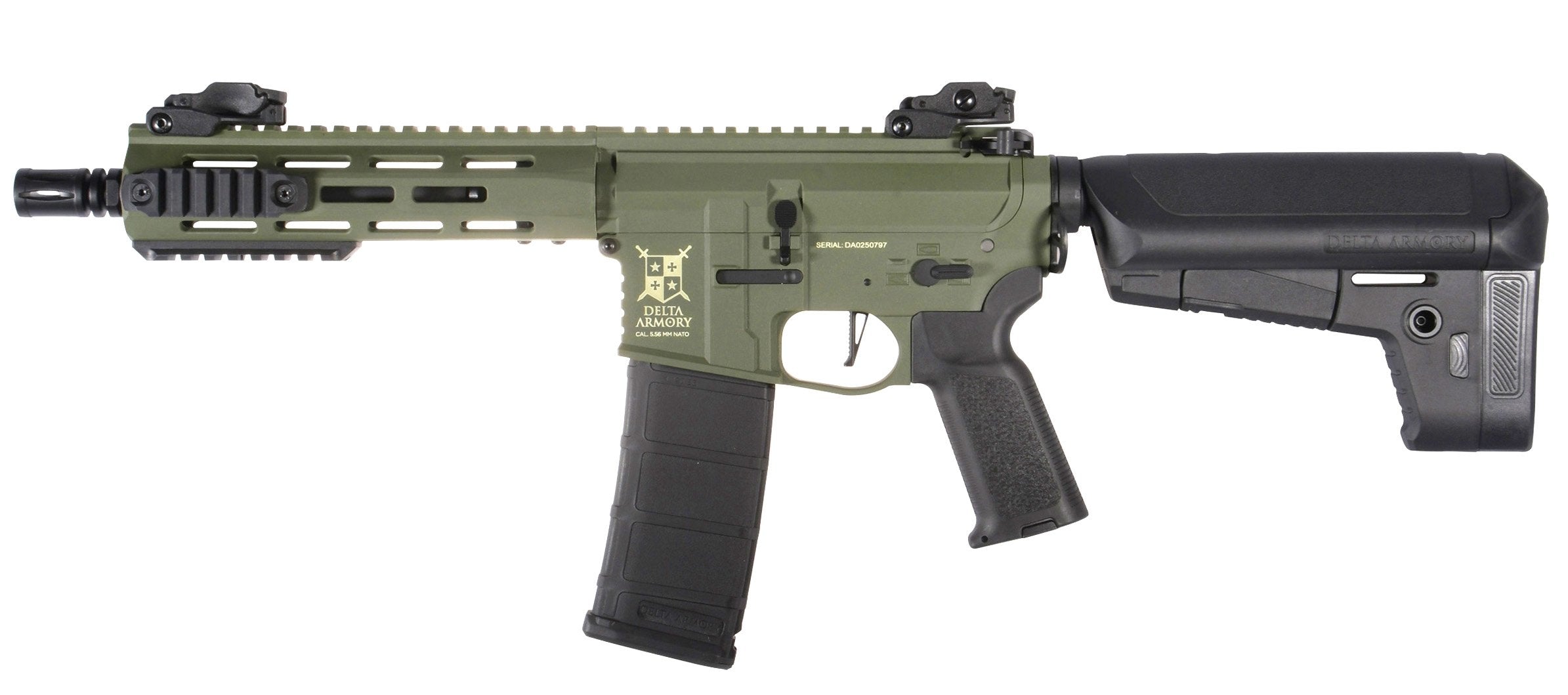 Delta Armory M4 / AR15 M-LOK 8" CHARLIE – Green