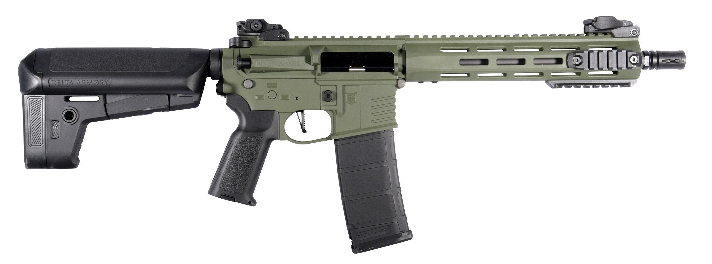 Delta Armory M4 / AR15 M-LOK 10" CHARLIE – Green