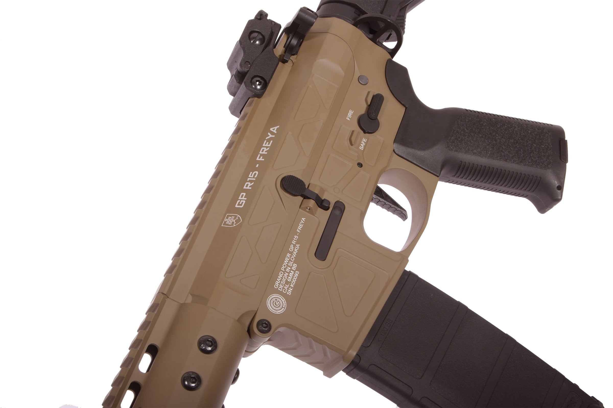 Delta Armory GP FREYA R15 Skeleton M-LOK 13" Gen2 – Tan