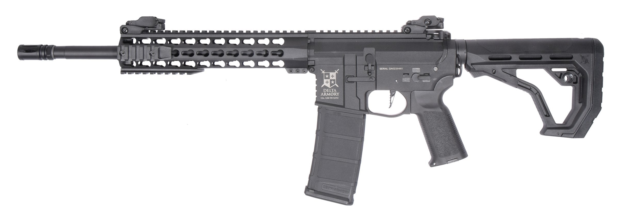 Delta Armory M4 / AR15 KeyMod 10" CHARLIE EAGLE – Black
