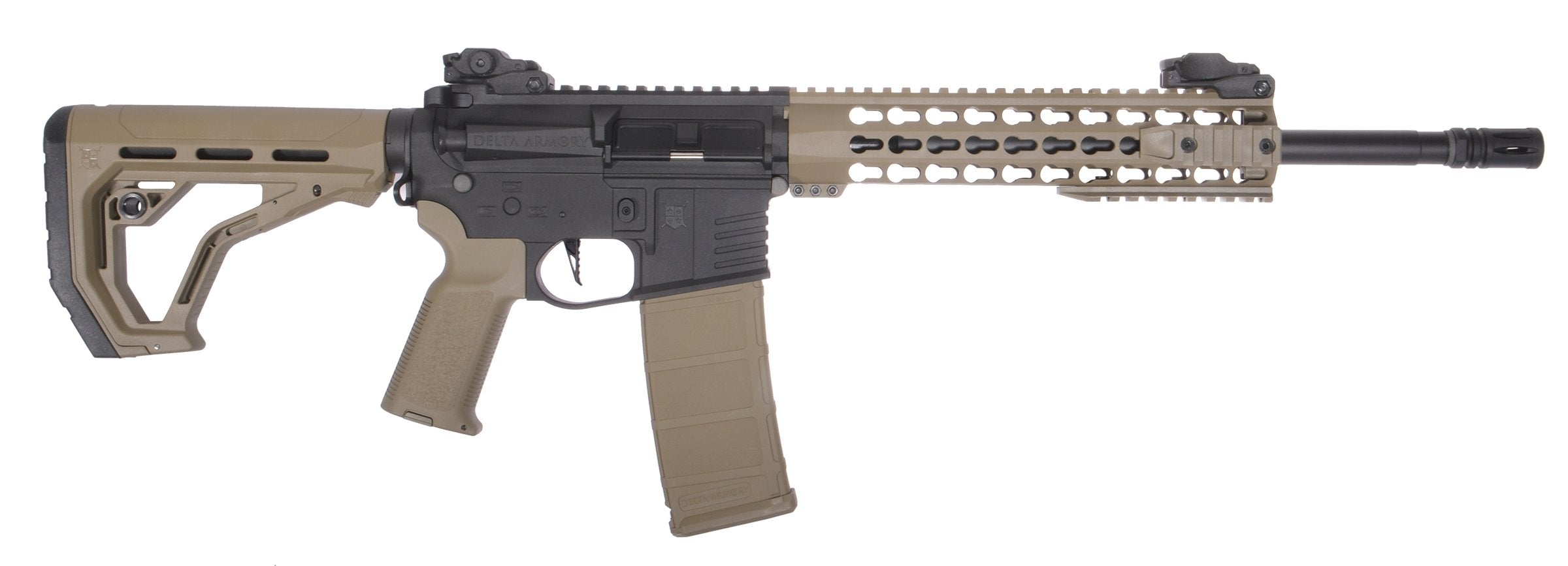 Delta Armory M4 / AR15 KeyMod 10" CHARLIE EAGLE – Black / Tan