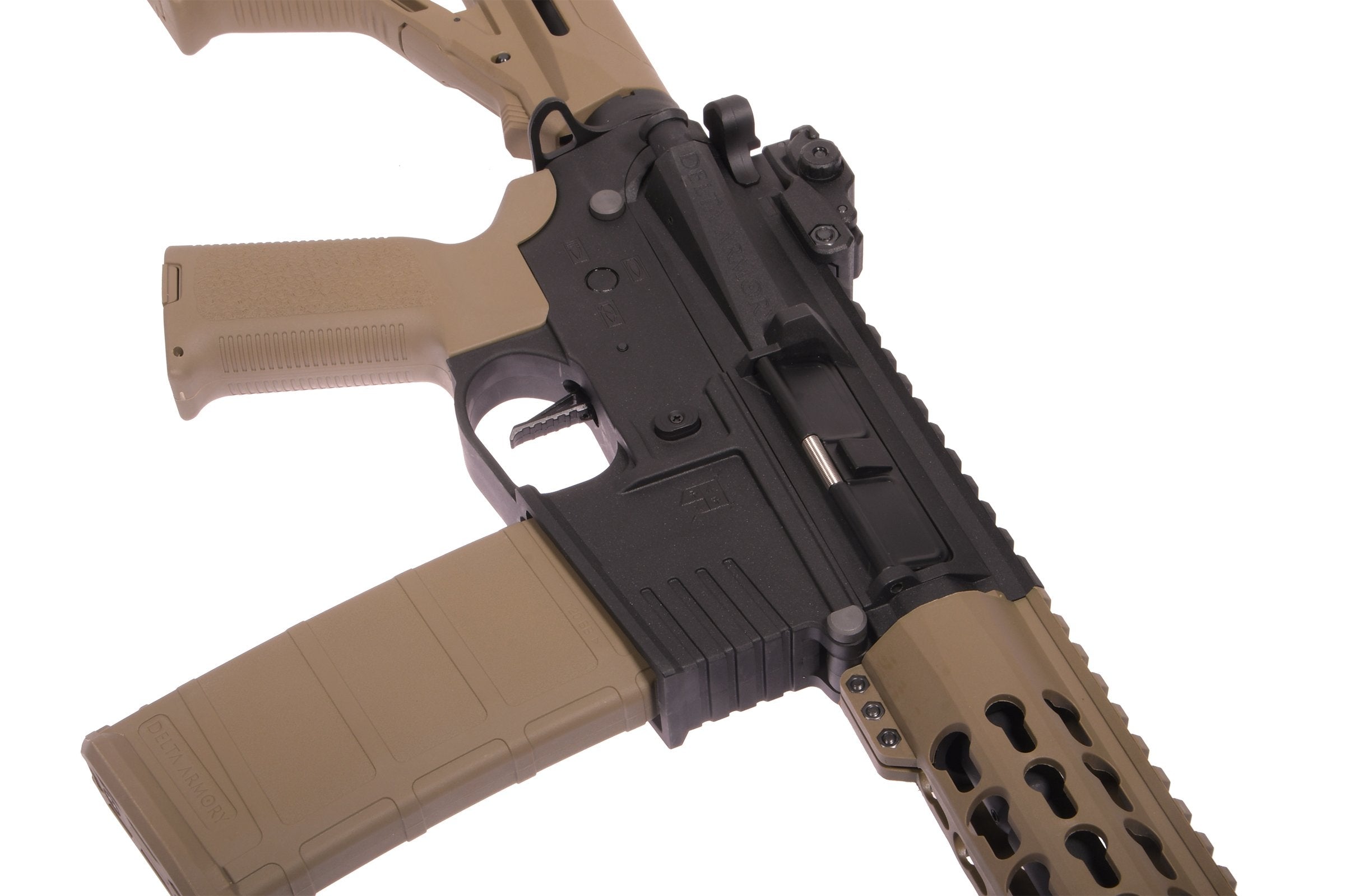Delta Armory M4 / AR15 KeyMod 10" PREDATOR CHARLIE EAGLE – Black / Tan