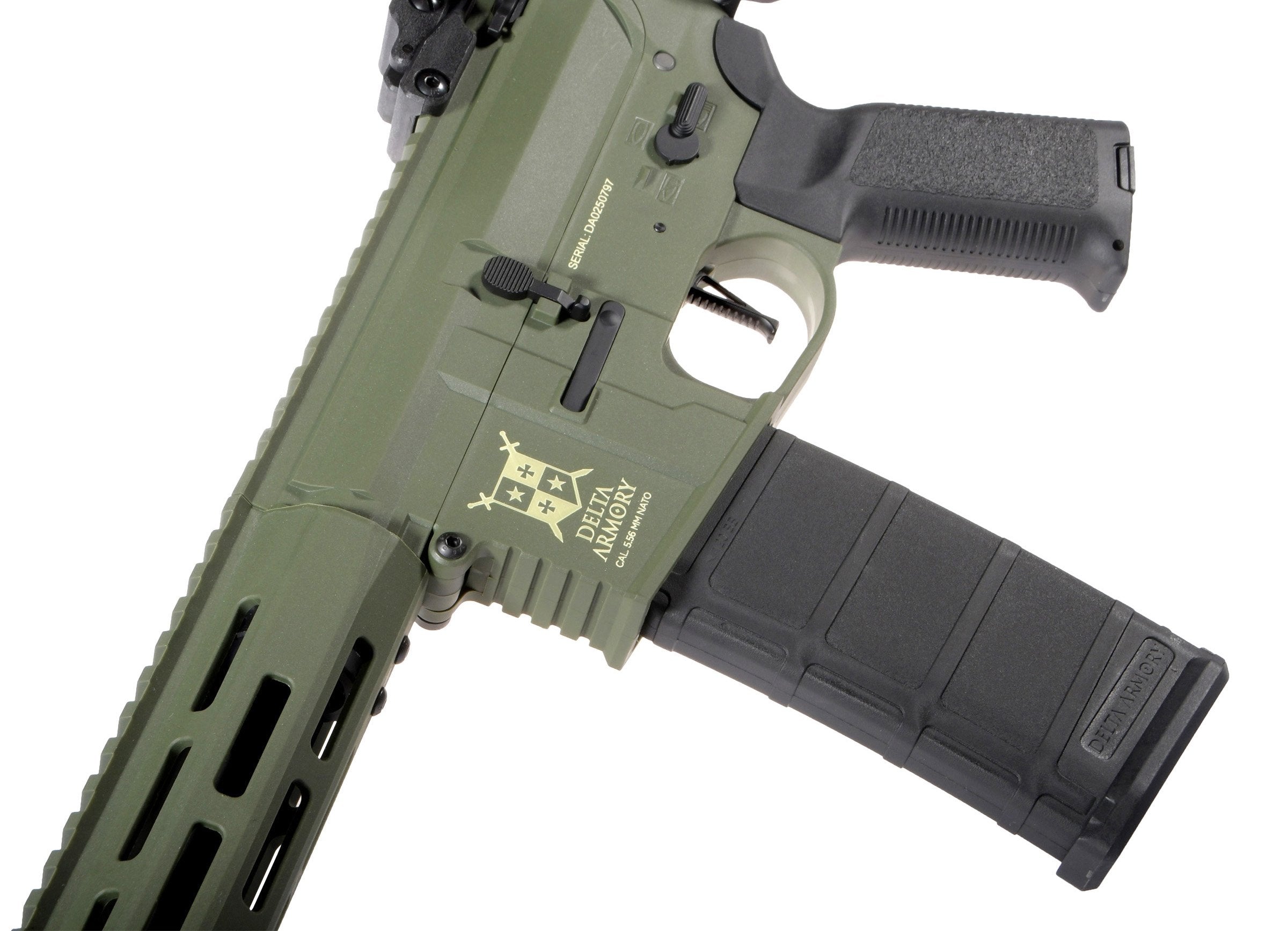 Delta Armory M4 / AR15 M-LOK 8" CHARLIE EAGLE – Green