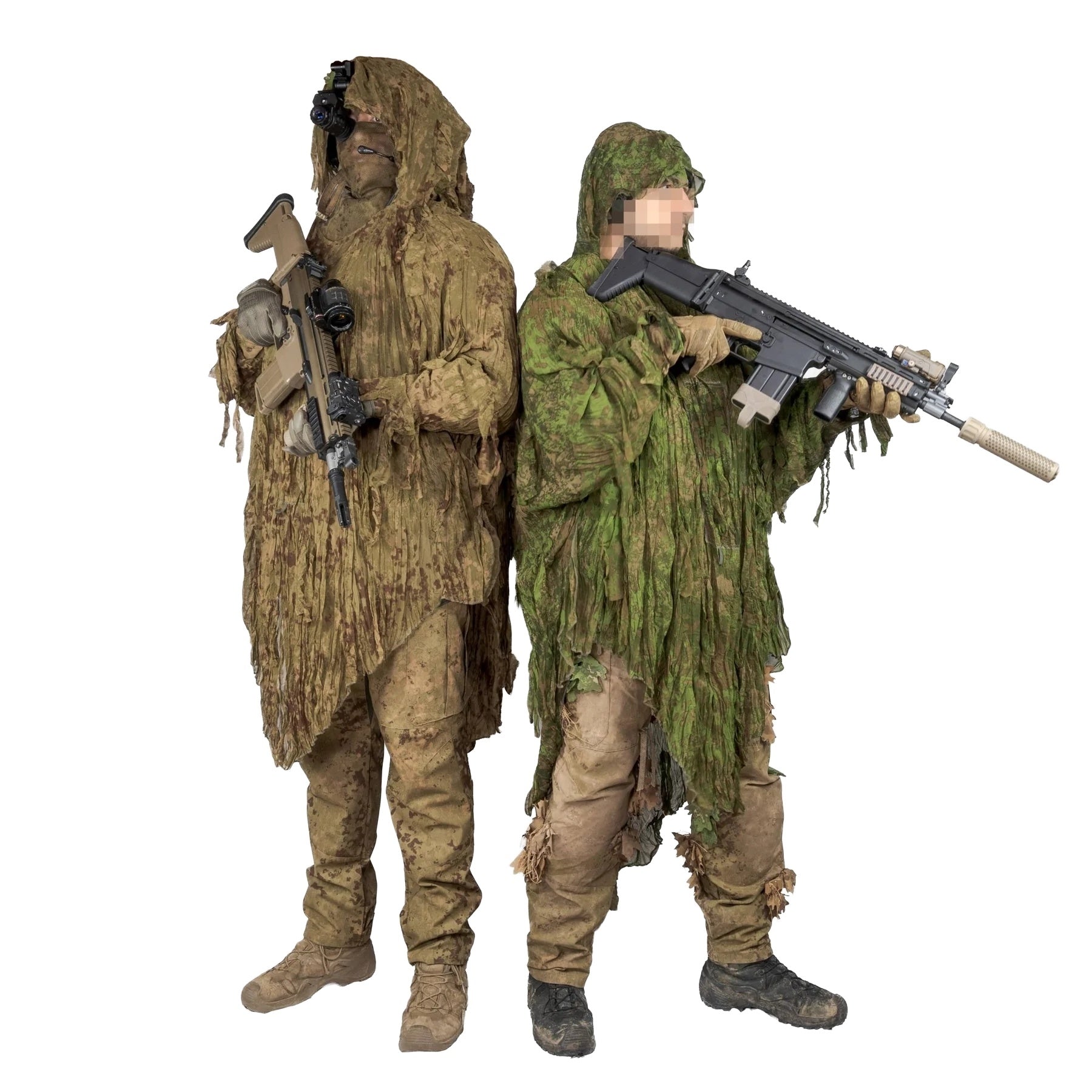 KMCS Ultra-Lite Ghillie Suit Camouflage Poncho – Green