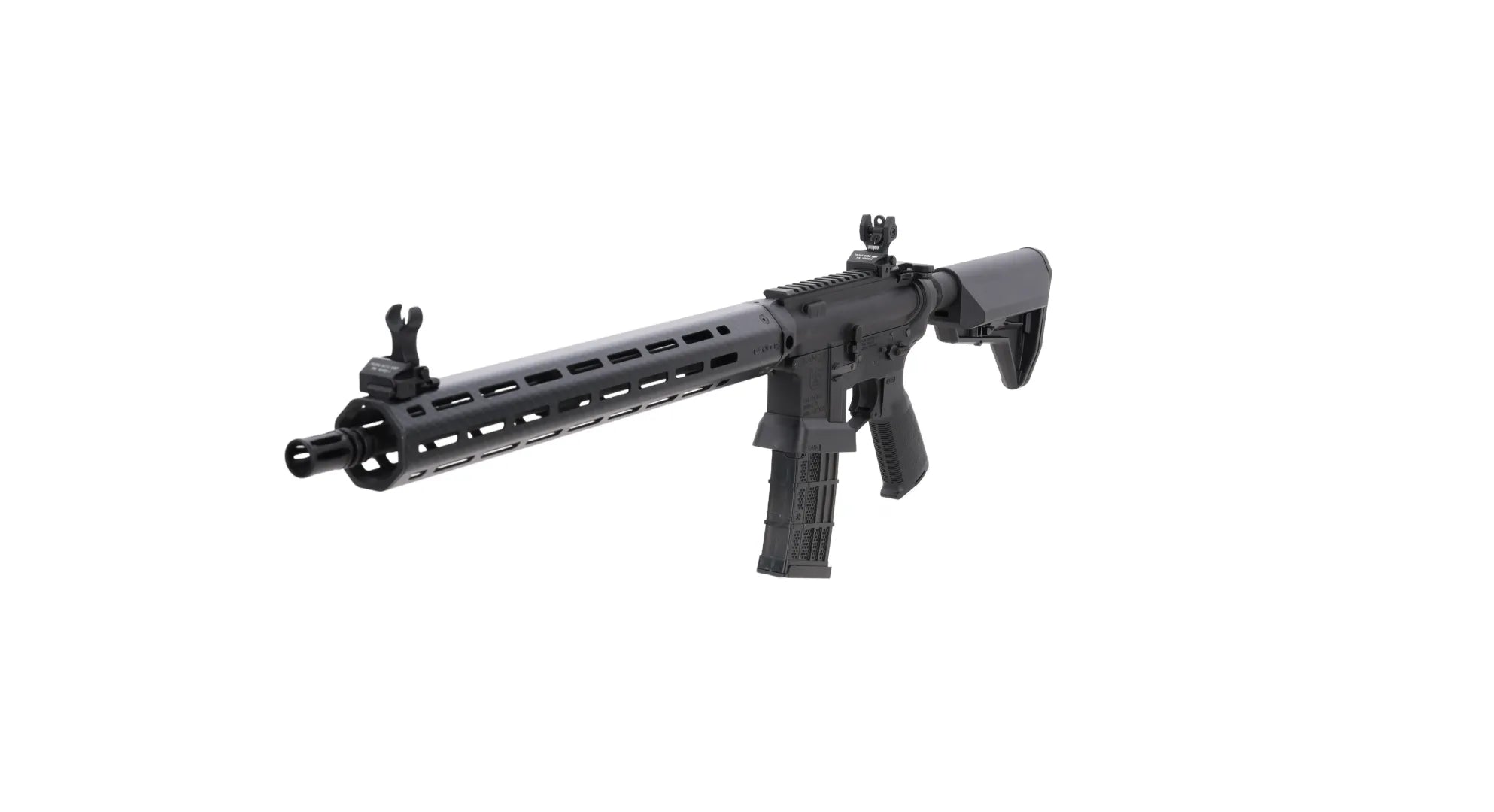 King Arms x Lancer Systems airsoft Carbine L15 LCH7 15" Faux Carbon Black-8