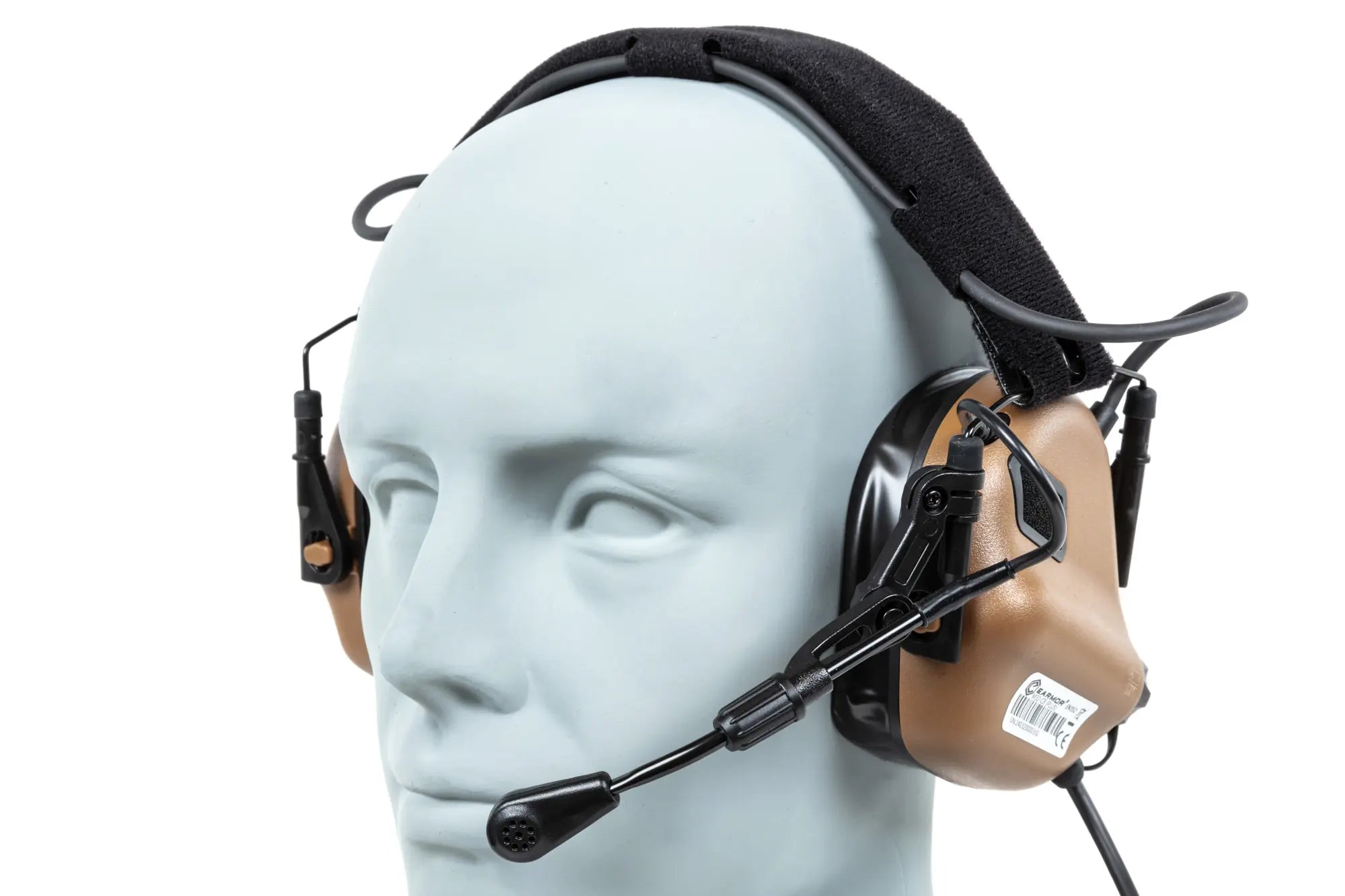 Earmor M32 Plus Active ear protectors | Coyote Brown