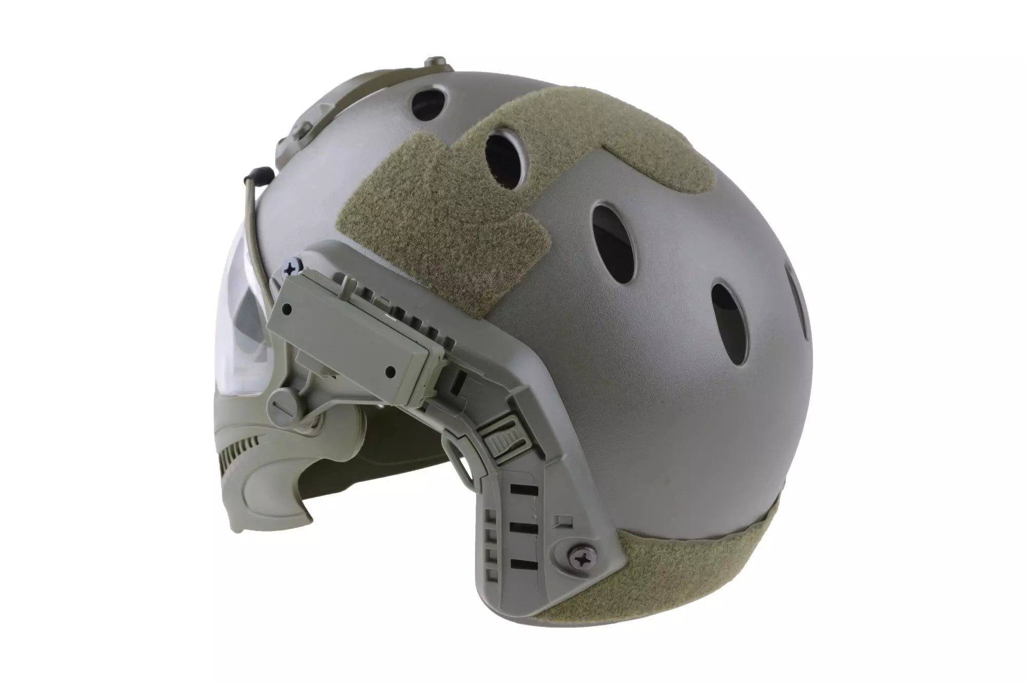 FAST PJ Piloteer helmet replica - Olive-4