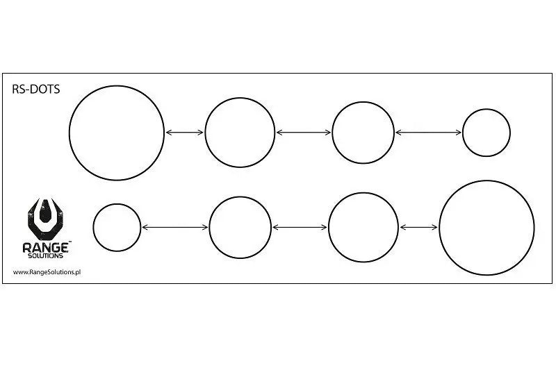 Dots Shooting Targets - 50 Pcs