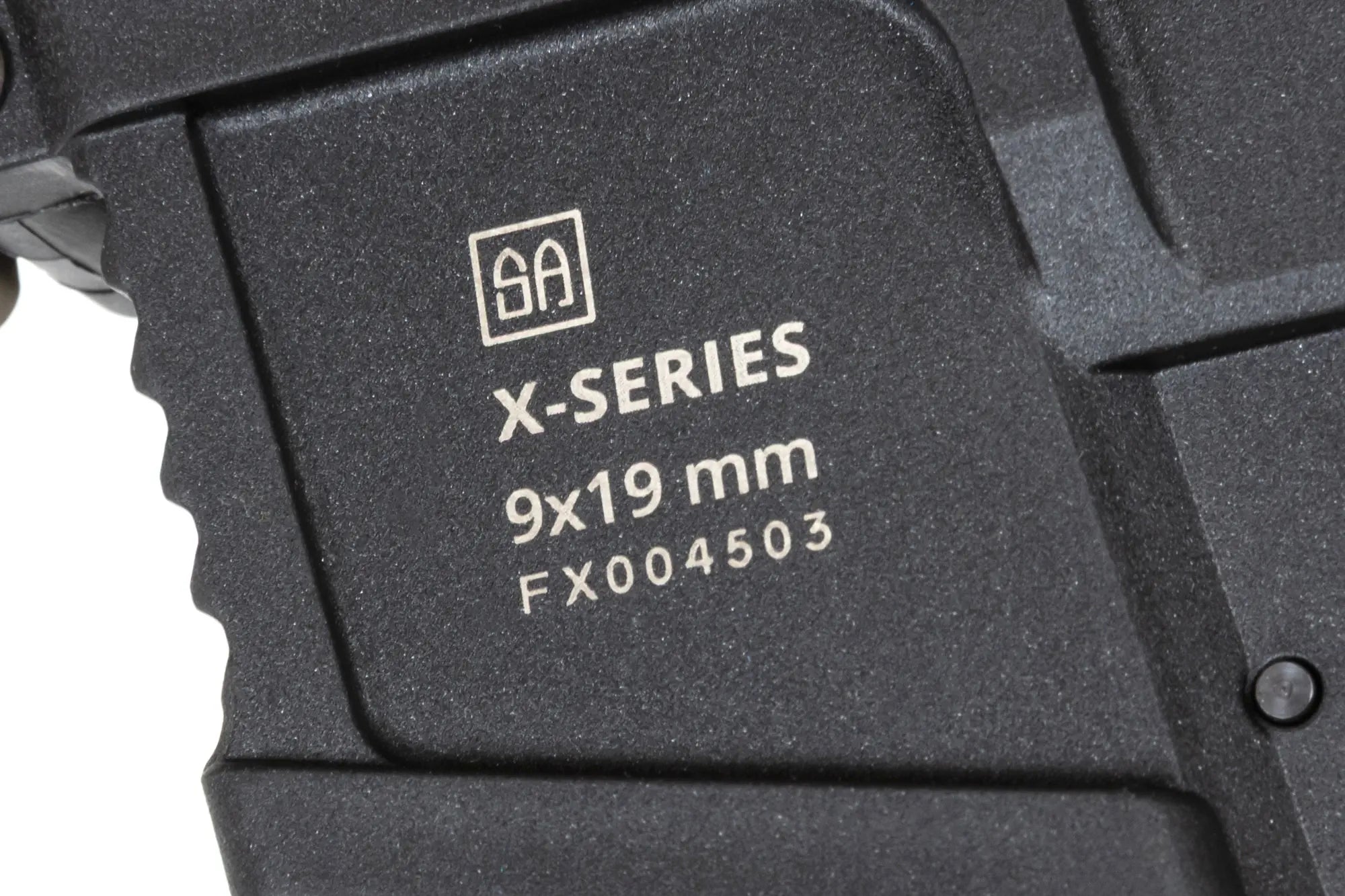 Airsoft Replica SA-FX01 FLEX HAL ETU Half-Tan submachine gun with orange flash hider