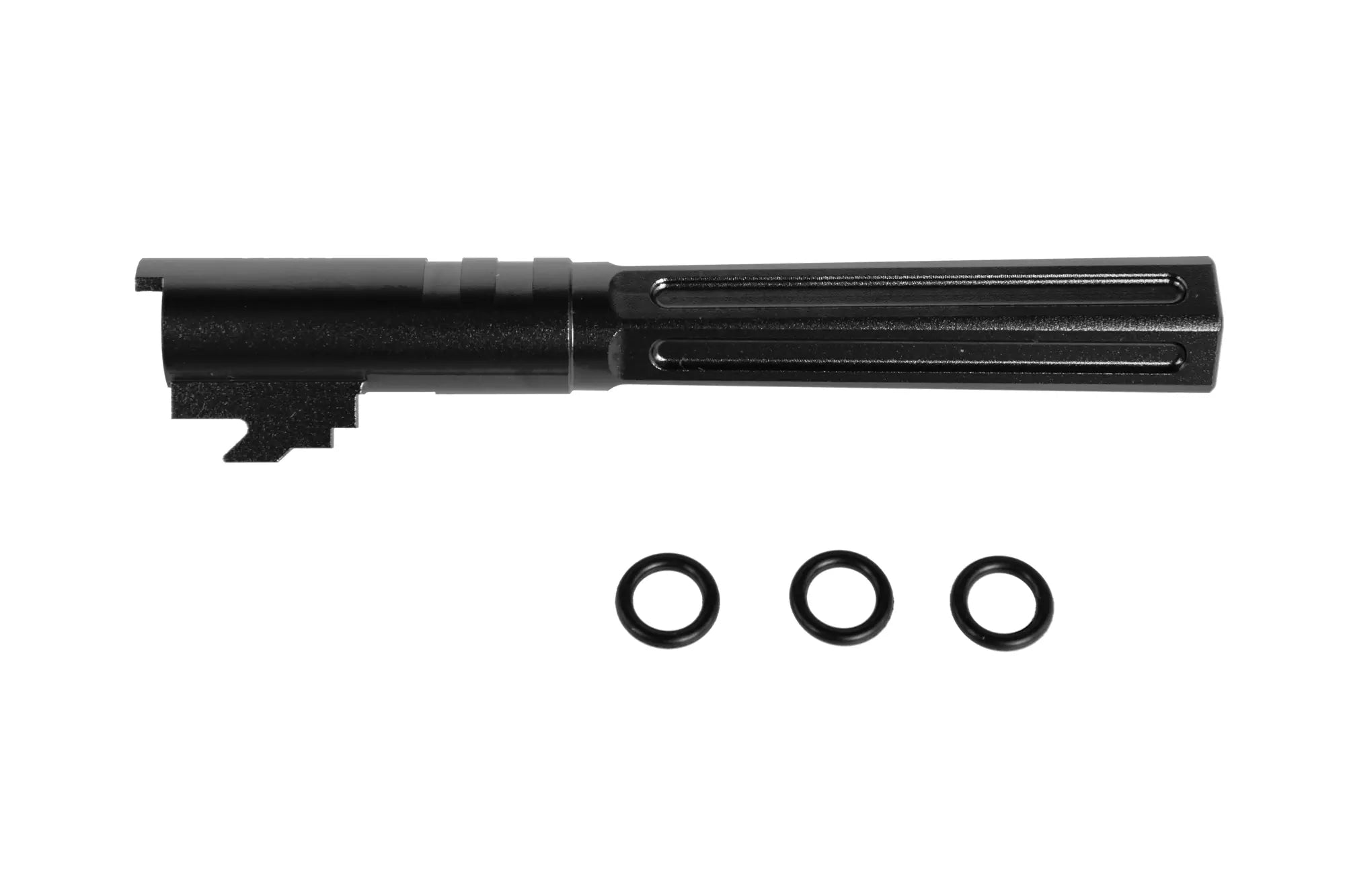 Aluminum outer barrel LA Capa Customs HEXCUT for TM Hi-Capa 5.1 replicas Black-1