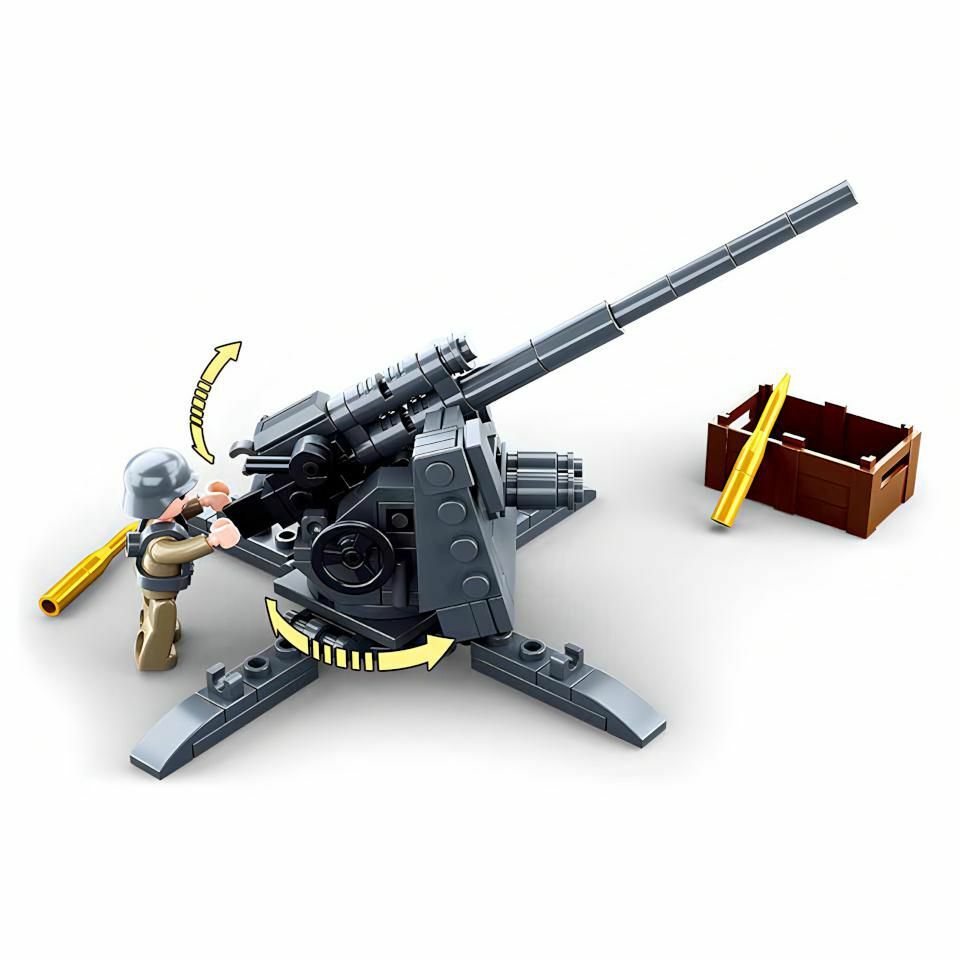 WWII German 88 Anti-aircraft Gun - B0852