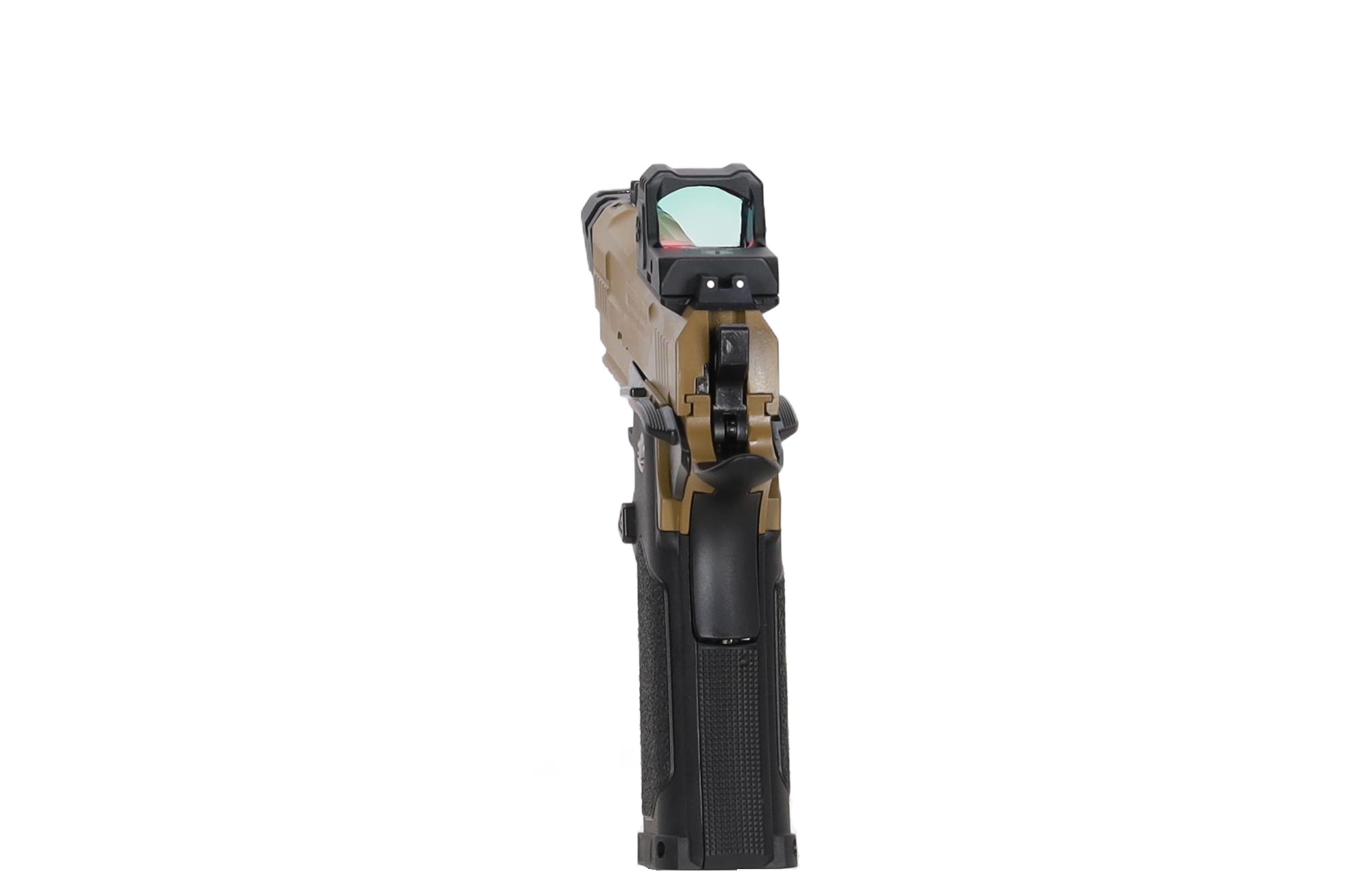Vanguard 4.3" Hi-Capa GBB + red dot + Half-Tan compensator